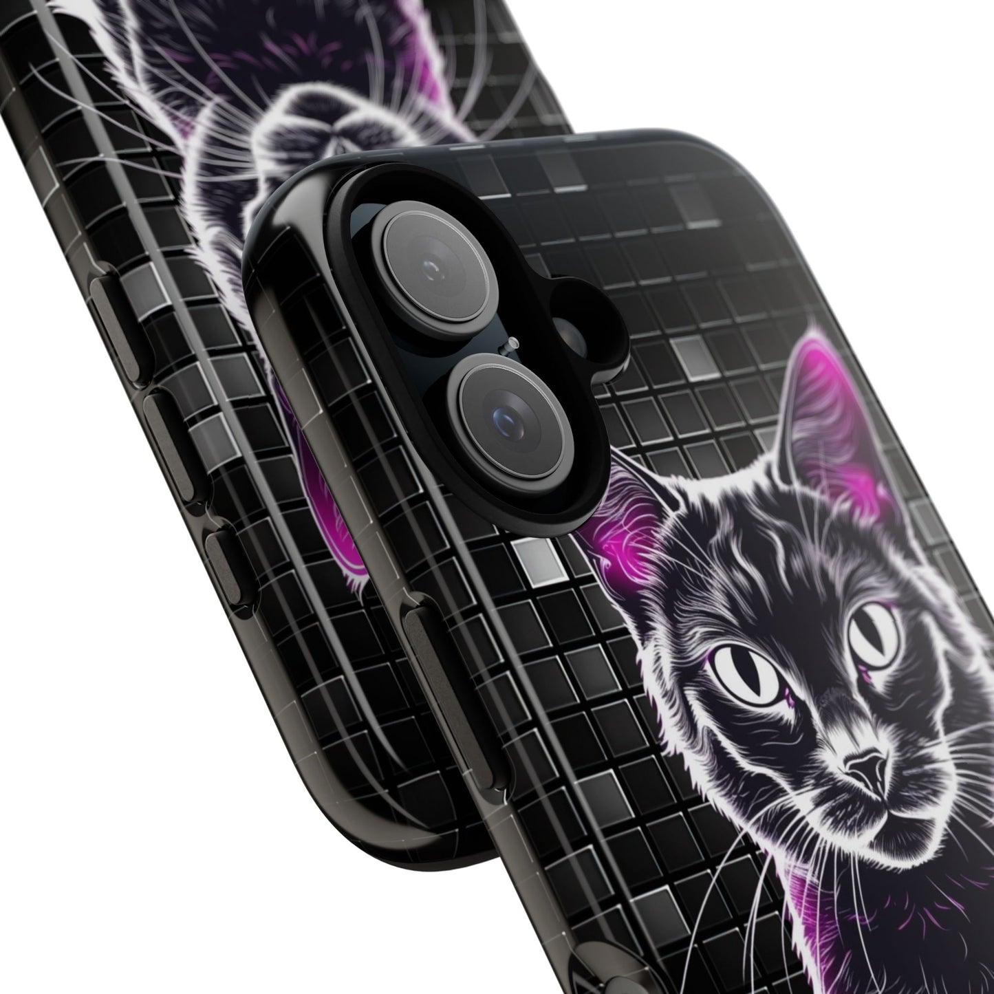 Cat Phone Case - Meow Magic, Cute Cat Lover Gift, Cat Mom Accessory, Pet-Themed Phone Cover, Stylish Cat Art Case