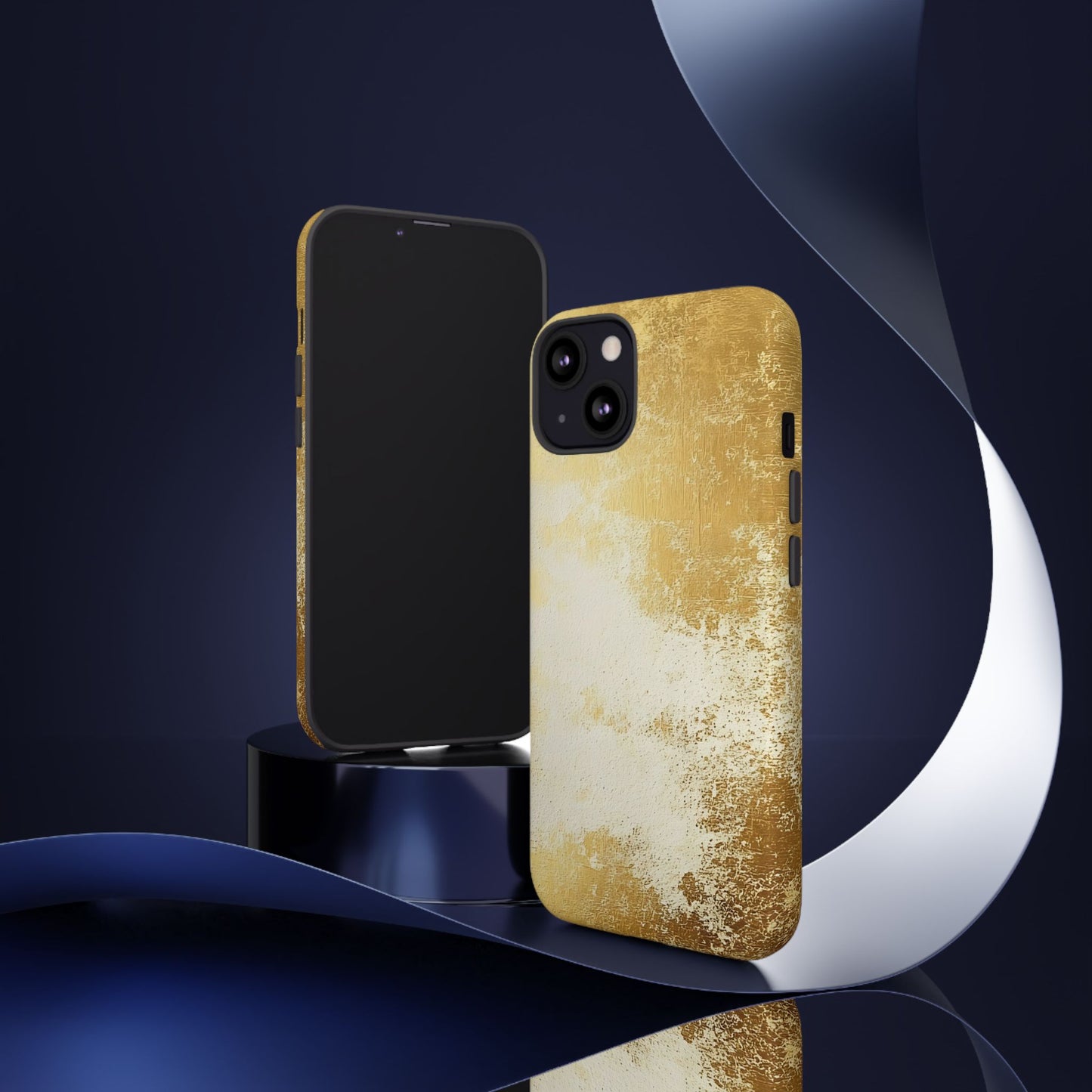 Stylish Phone Case - Gold Texture, Tough Cases, Protective Cover, Gift for Him, Glamorous Phone Accessory