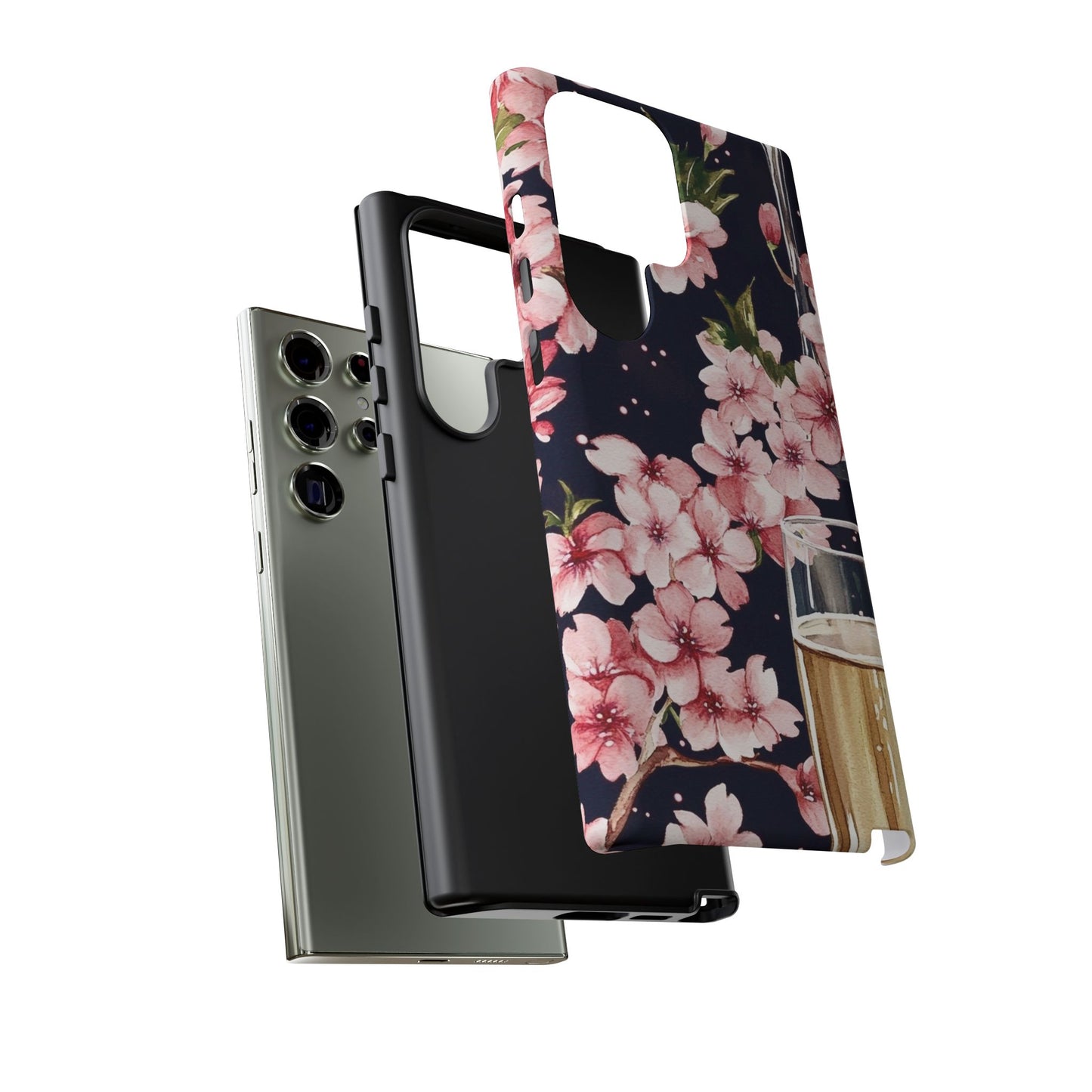 Chic Phone Case with Floral Design, Elegant Phone Cover for Women, Gift for Birthdays, Mother's Day, or Celebrations