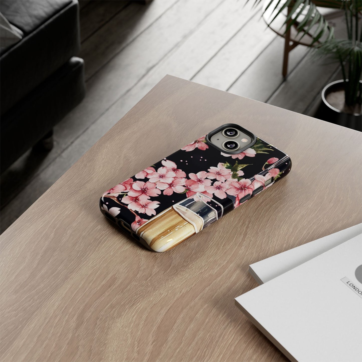 Chic Phone Case with Floral Design, Elegant Phone Cover for Women, Gift for Birthdays, Mother's Day, or Celebrations