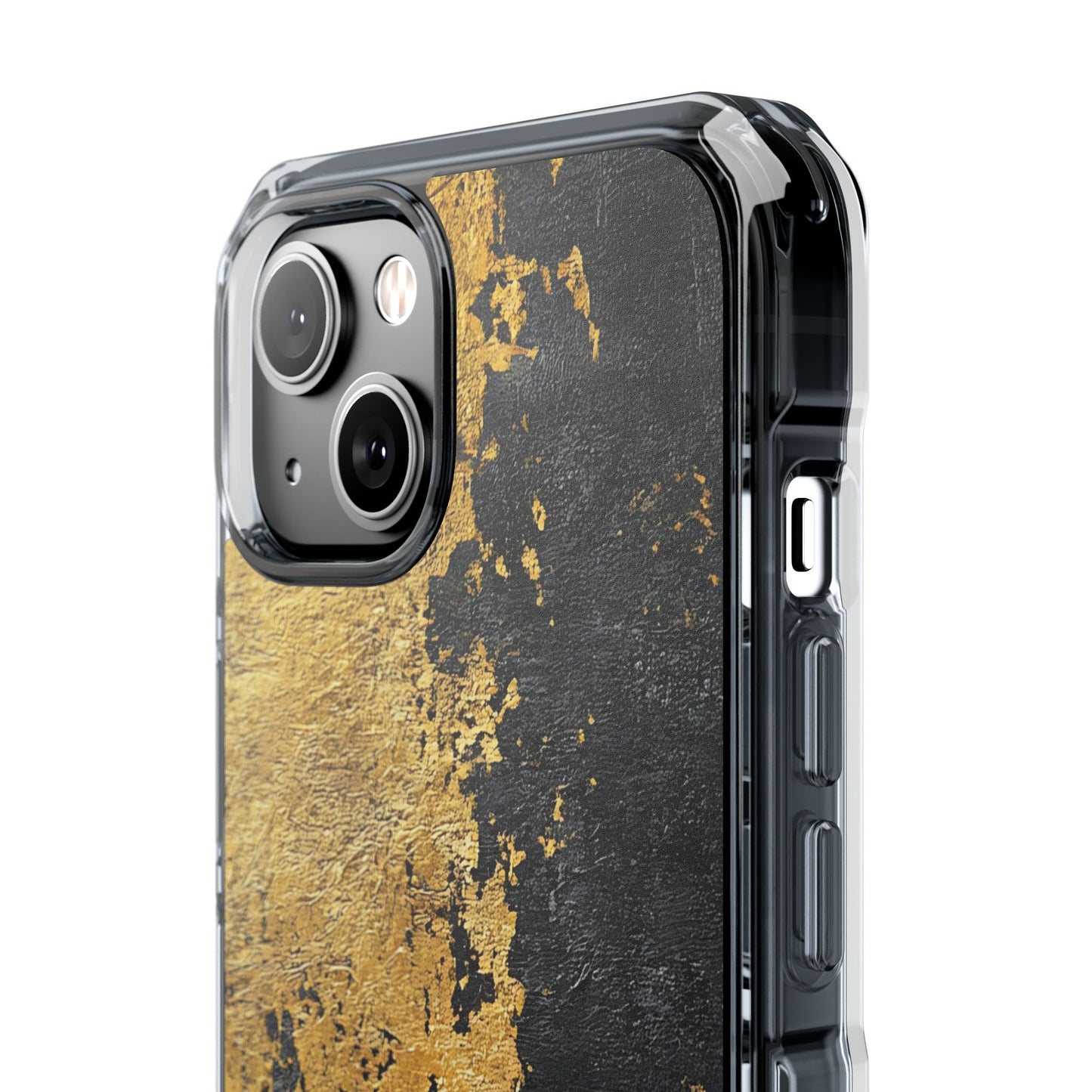 Stylish Magnetic Phone Case | Gold and Black Marble Design, Durable Slim Shell, Gift for Her, Trendy Tech Accessory, Customizable Cases