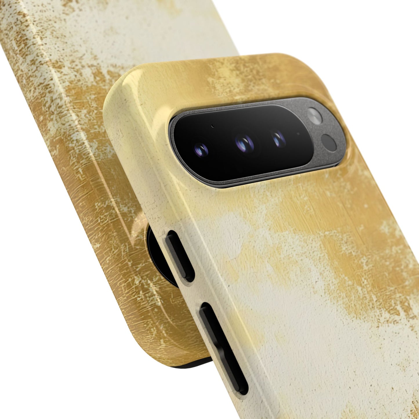 Stylish Phone Case - Gold Texture, Tough Cases, Protective Cover, Gift for Him, Glamorous Phone Accessory
