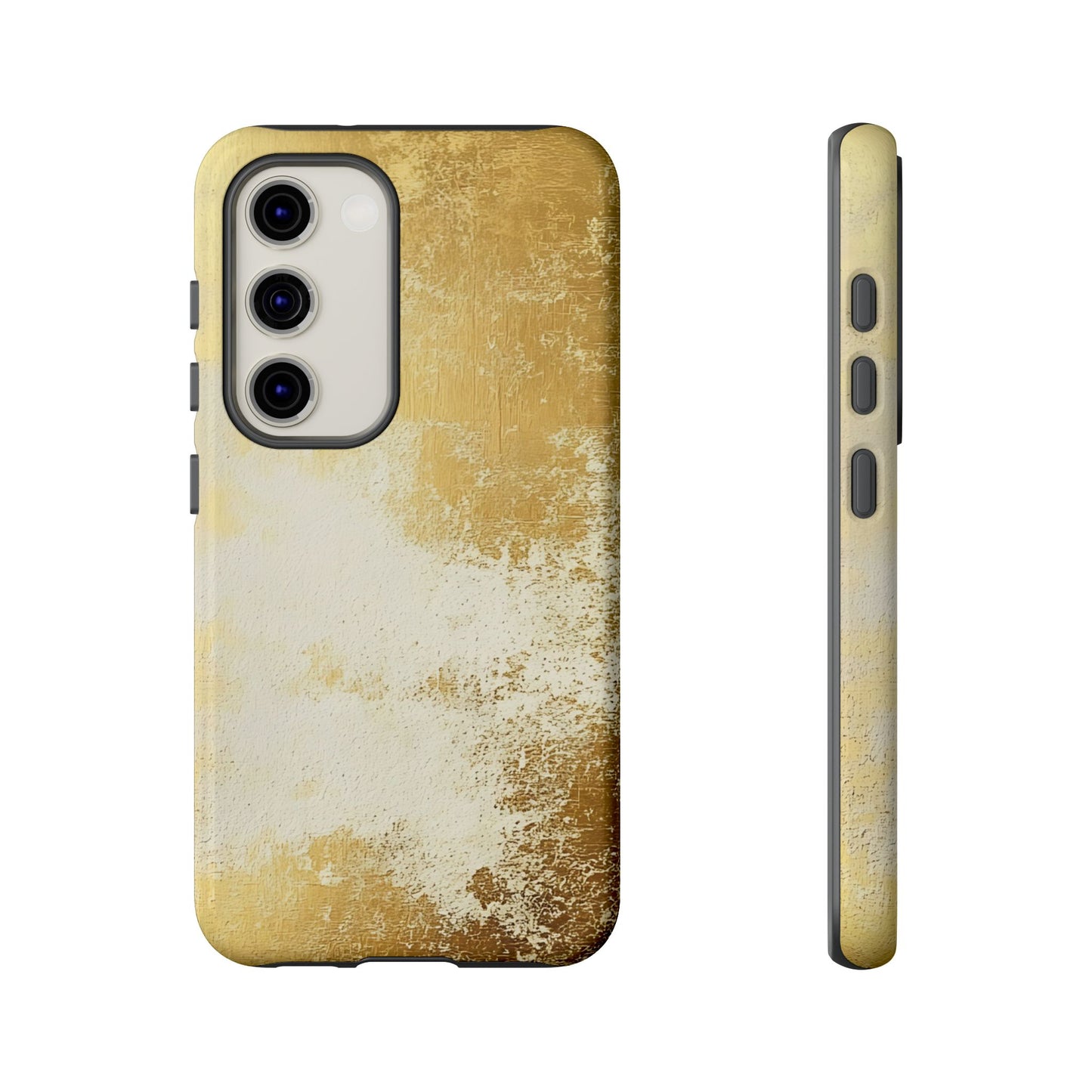Stylish Phone Case - Gold Texture, Tough Cases, Protective Cover, Gift for Him, Glamorous Phone Accessory