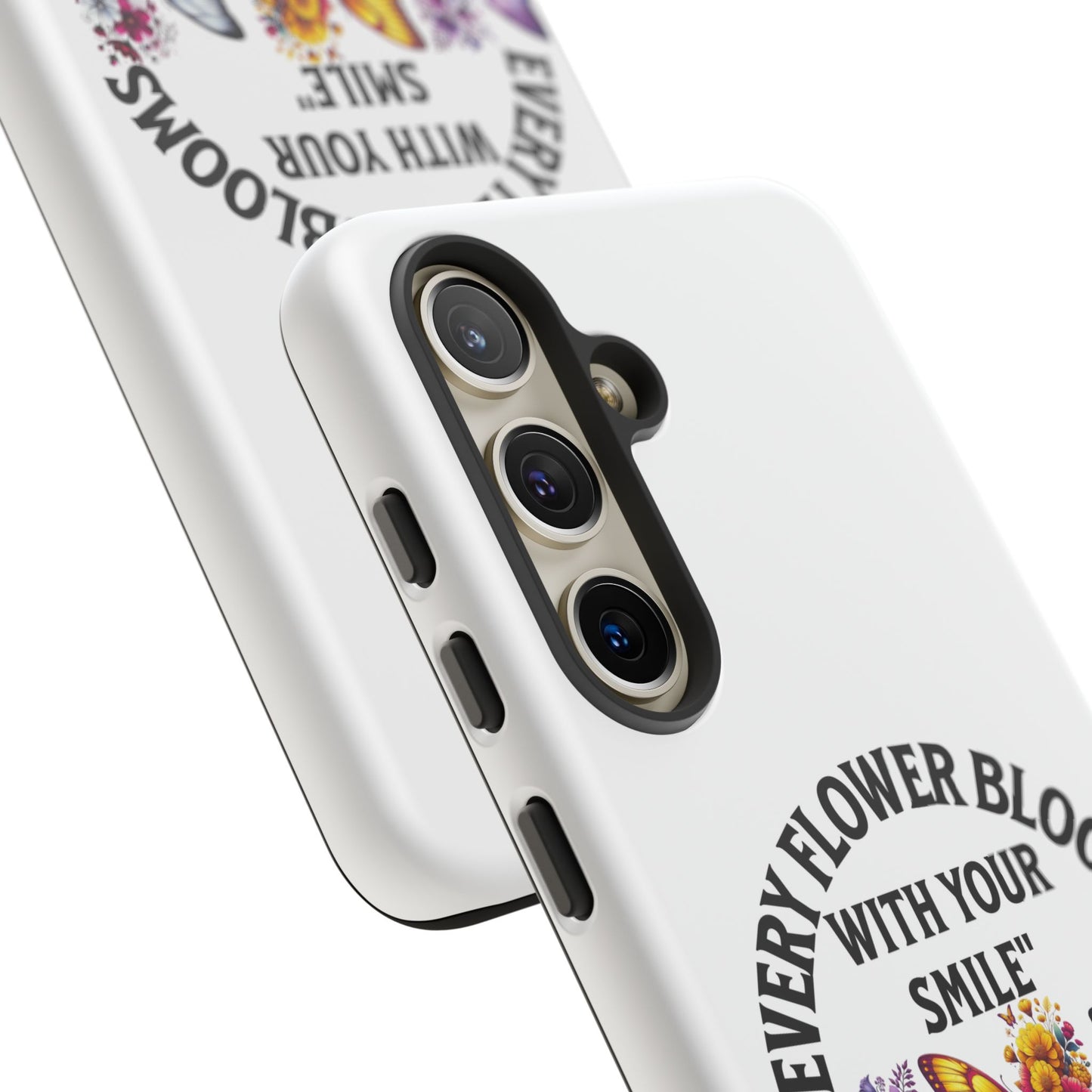 Butterfly Phone Case - Inspirational Floral Design, Perfect Gift for Nature Lovers, Birthdays, and Encouragement