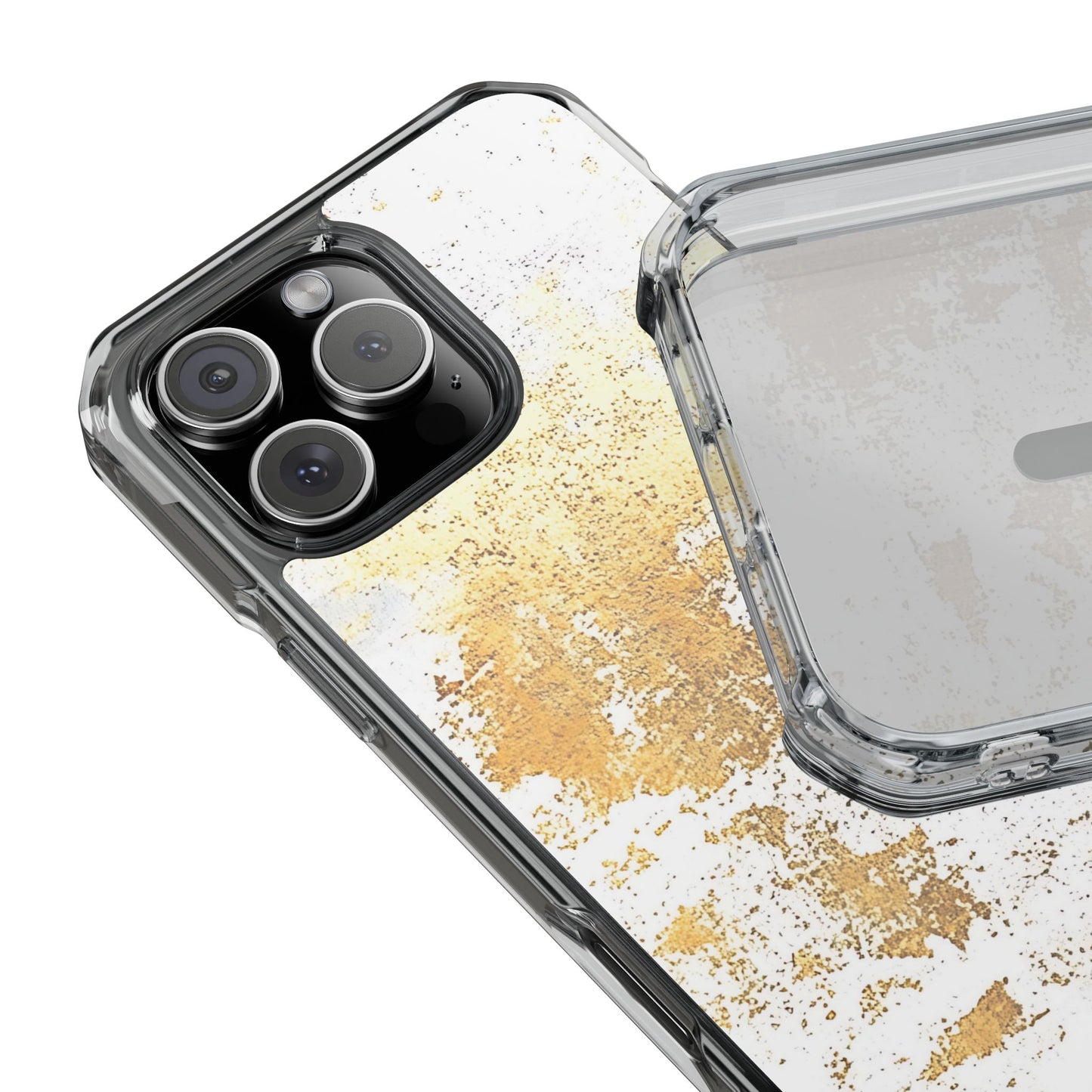 Stylish Magnetic Phone Case, Clear Impact Phone Cover, Unique Protective Case, Customizable Phone Accessory, Trendy Gift Idea