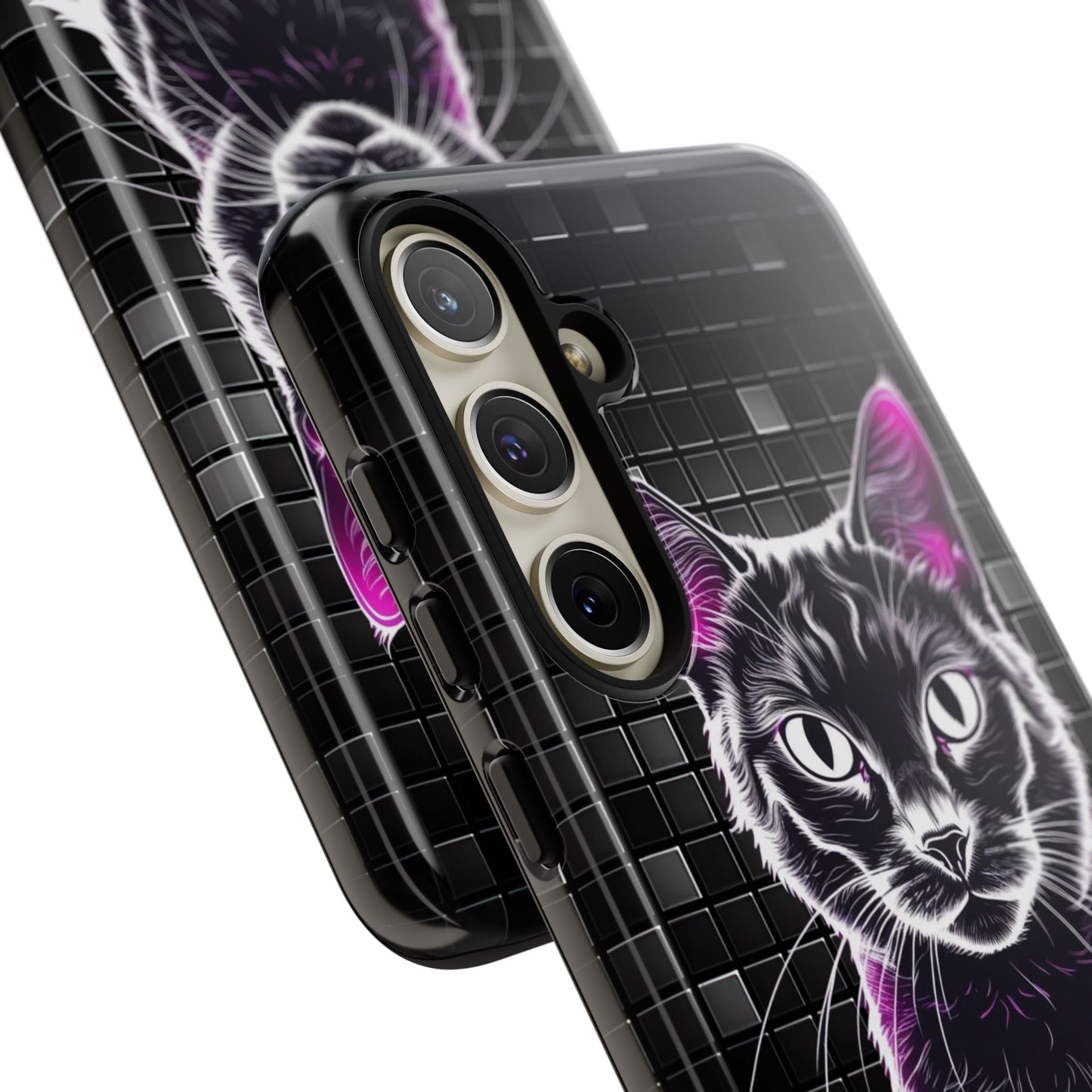 Cat Phone Case - Meow Magic, Cute Cat Lover Gift, Cat Mom Accessory, Pet-Themed Phone Cover, Stylish Cat Art Case