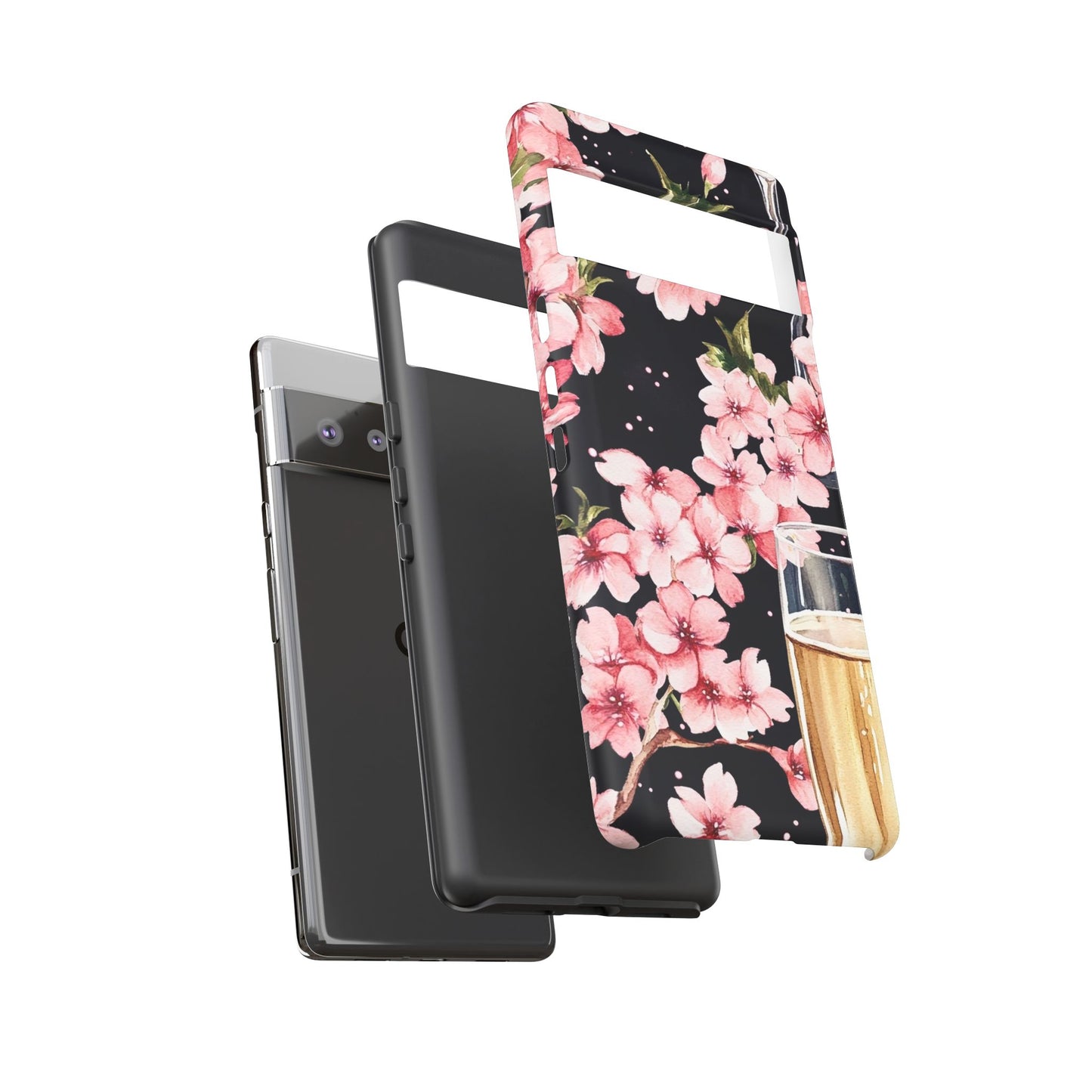 Chic Phone Case with Floral Design, Elegant Phone Cover for Women, Gift for Birthdays, Mother's Day, or Celebrations