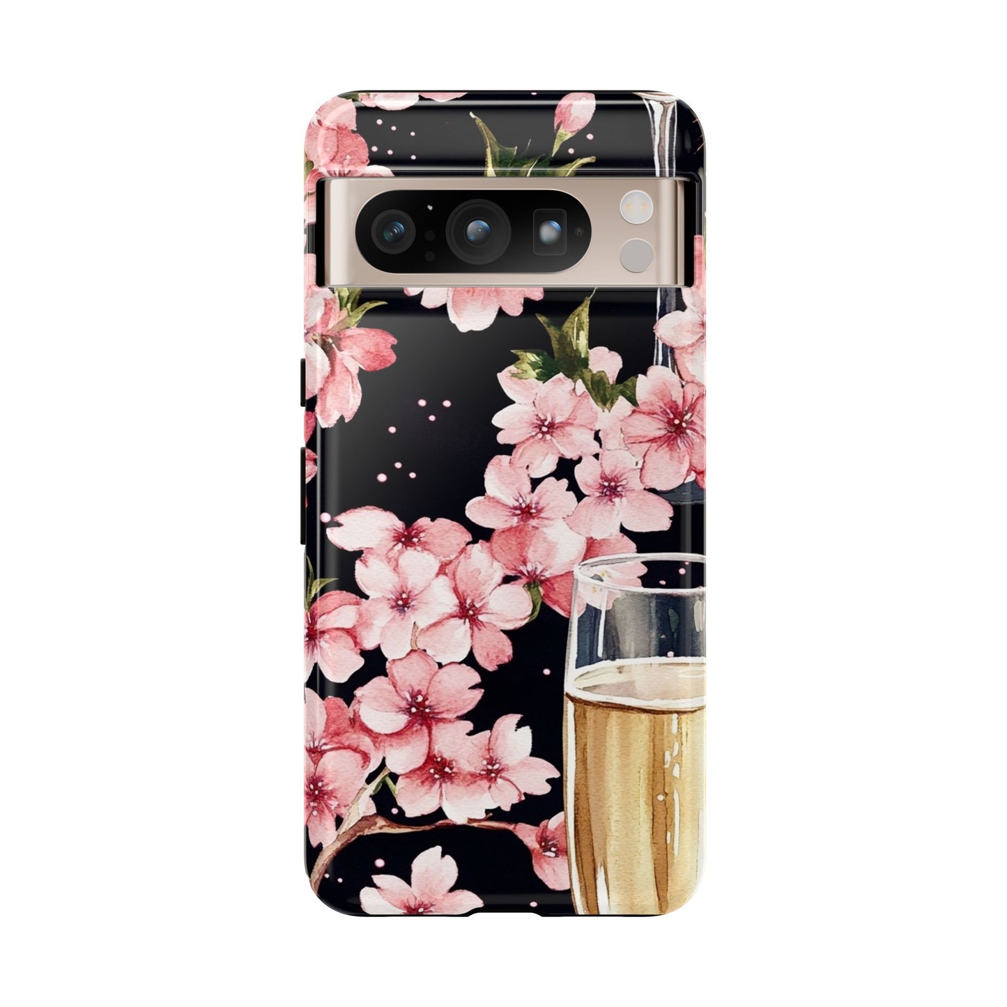 Chic Phone Case with Floral Design, Elegant Phone Cover for Women, Gift for Birthdays, Mother's Day, or Celebrations