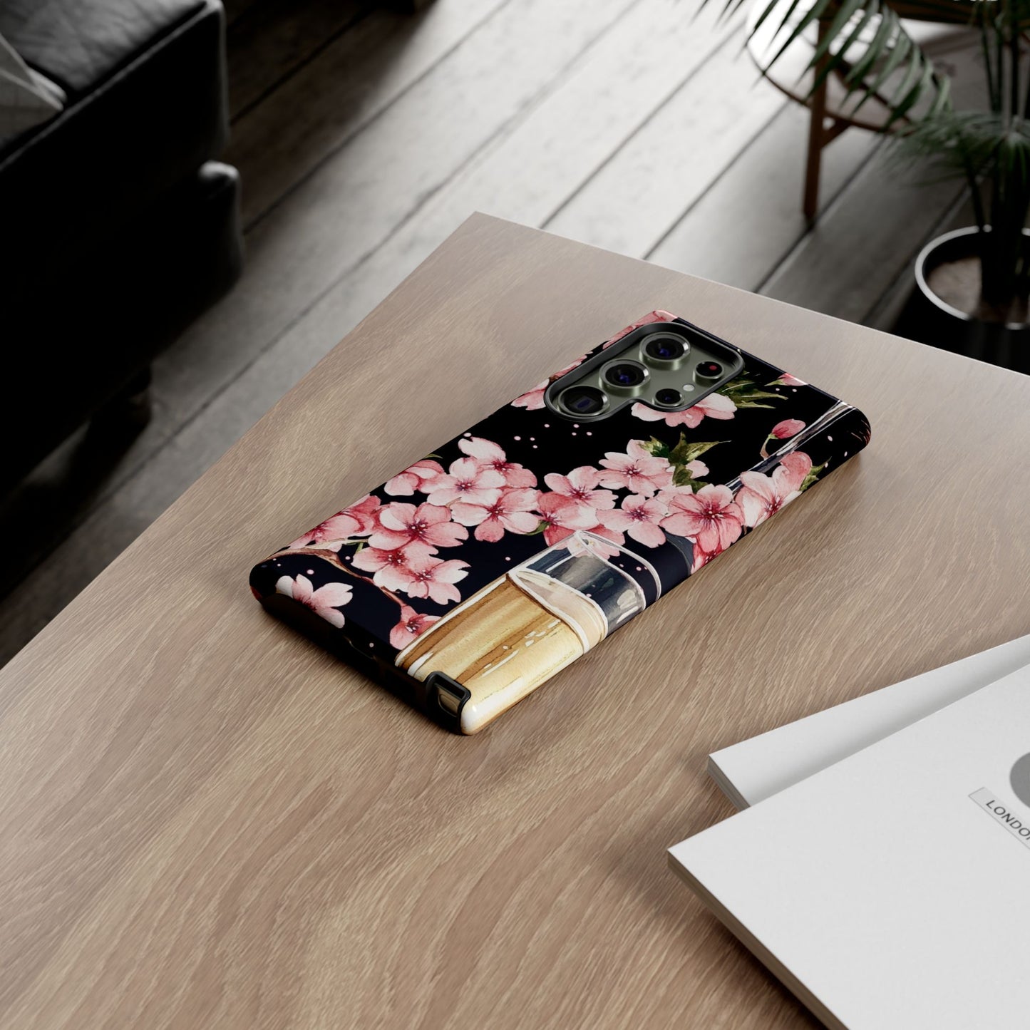 Chic Phone Case with Floral Design, Elegant Phone Cover for Women, Gift for Birthdays, Mother's Day, or Celebrations