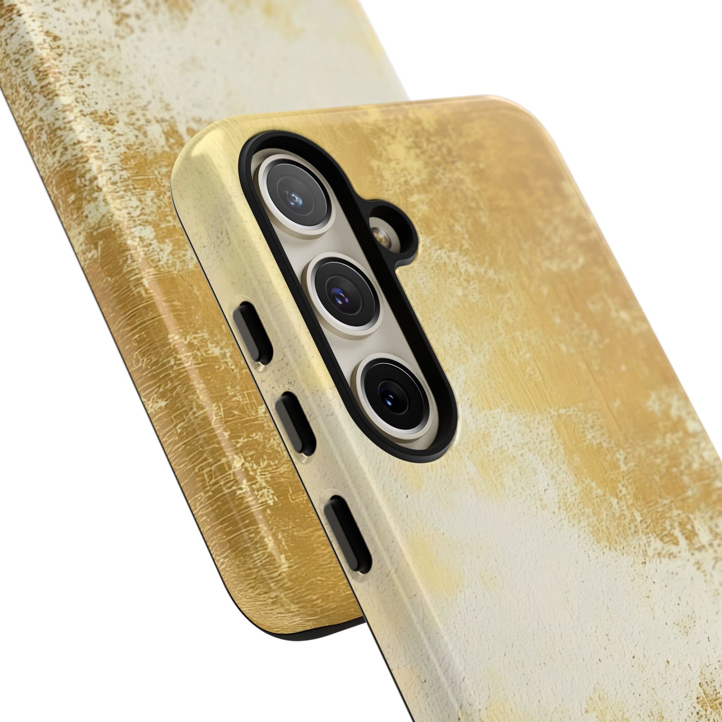 Stylish Phone Case - Gold Texture, Tough Cases, Protective Cover, Gift for Him, Glamorous Phone Accessory