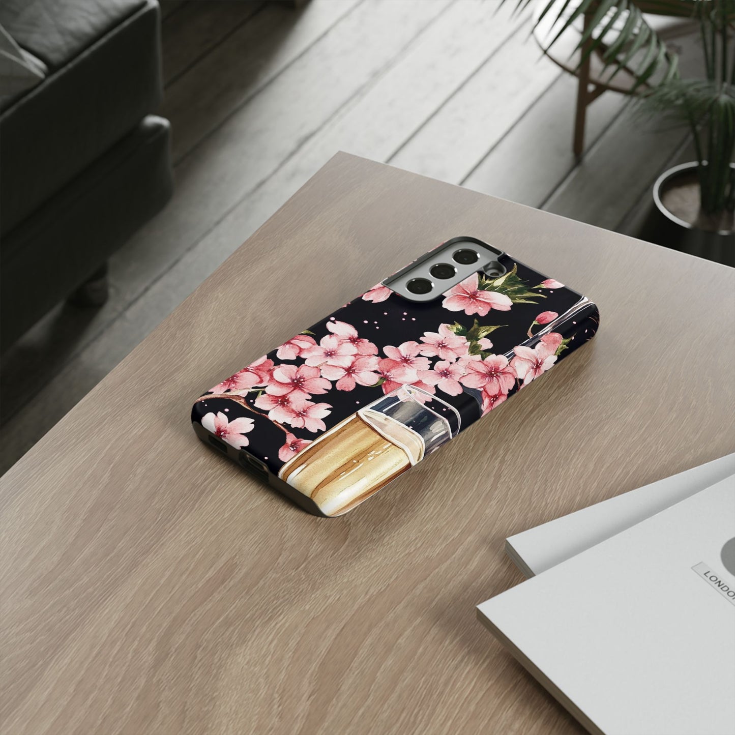 Chic Phone Case with Floral Design, Elegant Phone Cover for Women, Gift for Birthdays, Mother's Day, or Celebrations