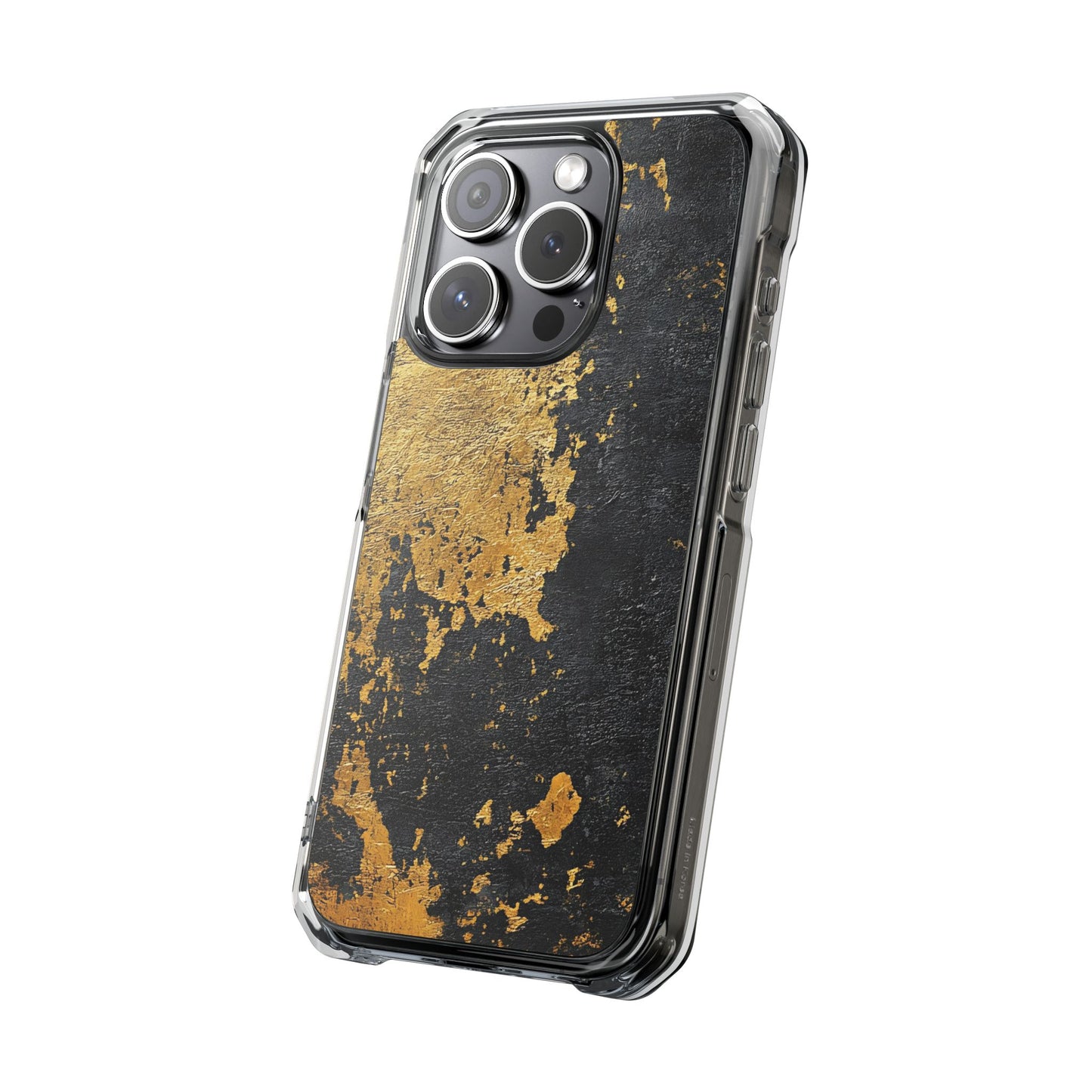 Stylish Magnetic Phone Case | Gold and Black Marble Design, Durable Slim Shell, Gift for Her, Trendy Tech Accessory, Customizable Cases