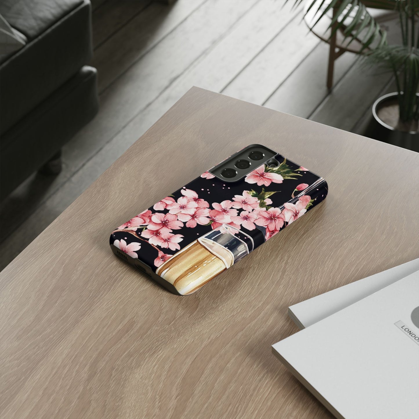Chic Phone Case with Floral Design, Elegant Phone Cover for Women, Gift for Birthdays, Mother's Day, or Celebrations