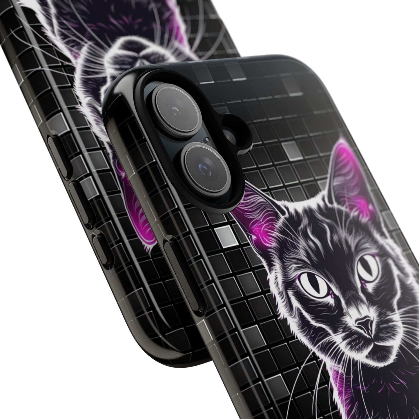 Cat Phone Case - Meow Magic, Cute Cat Lover Gift, Cat Mom Accessory, Pet-Themed Phone Cover, Stylish Cat Art Case