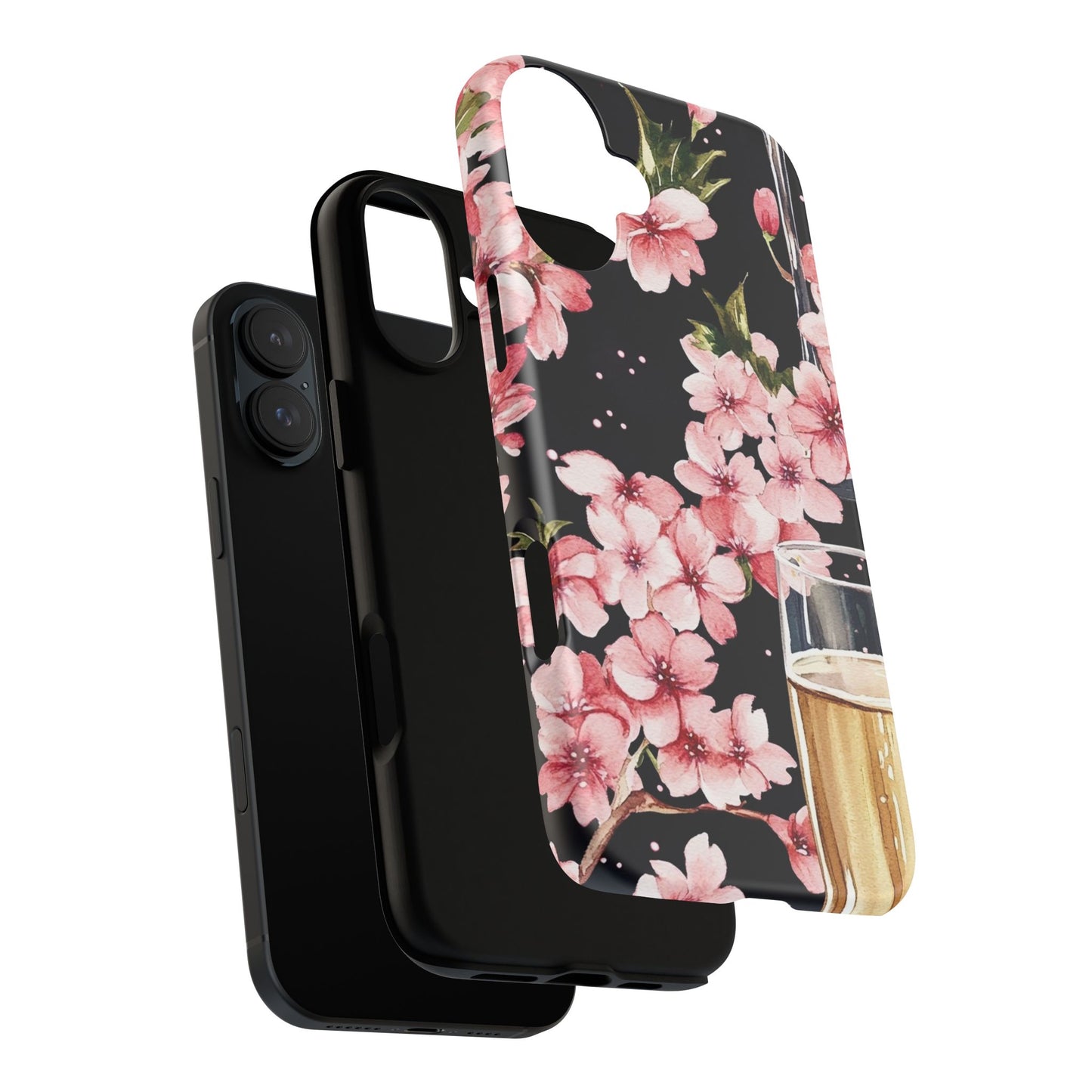 Chic Phone Case with Floral Design, Elegant Phone Cover for Women, Gift for Birthdays, Mother's Day, or Celebrations