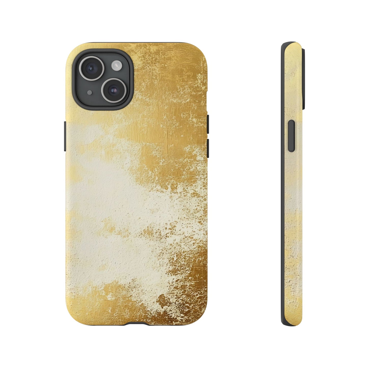 Stylish Phone Case - Gold Texture, Tough Cases, Protective Cover, Gift for Him, Glamorous Phone Accessory