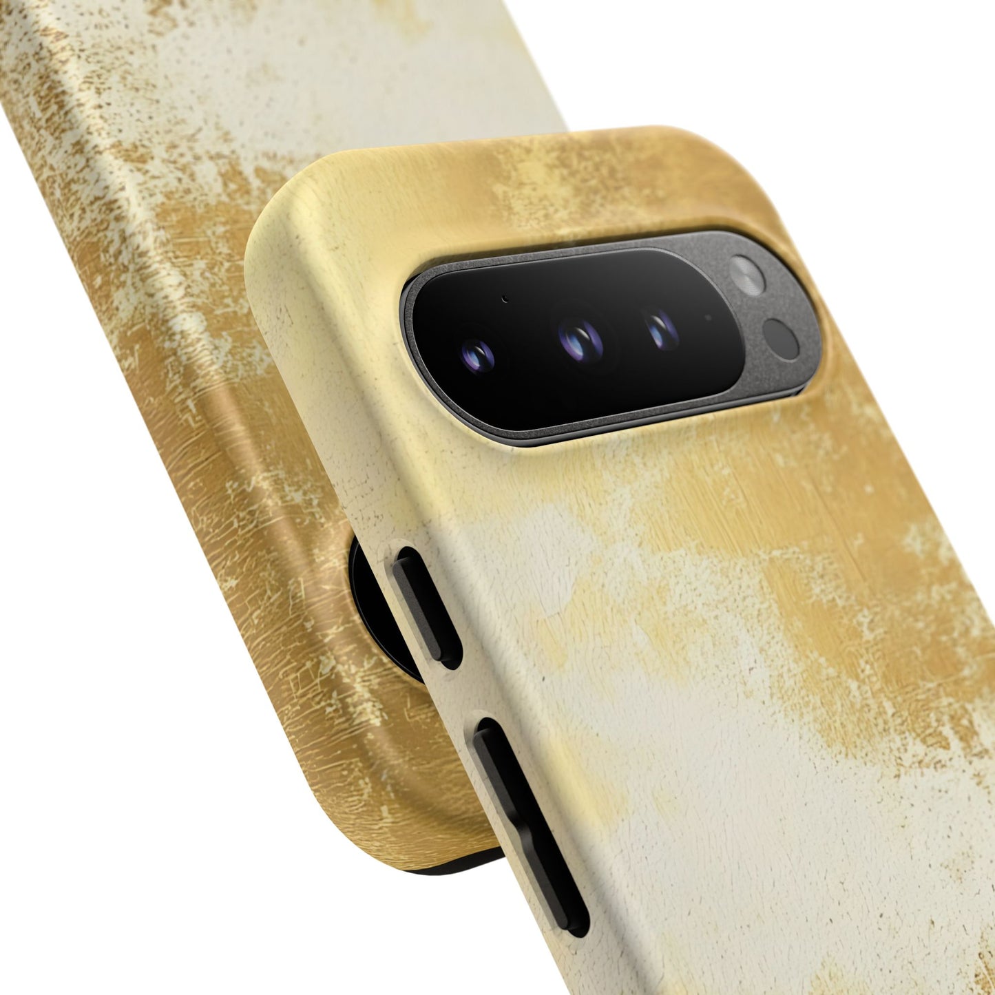 Stylish Phone Case - Gold Texture, Tough Cases, Protective Cover, Gift for Him, Glamorous Phone Accessory