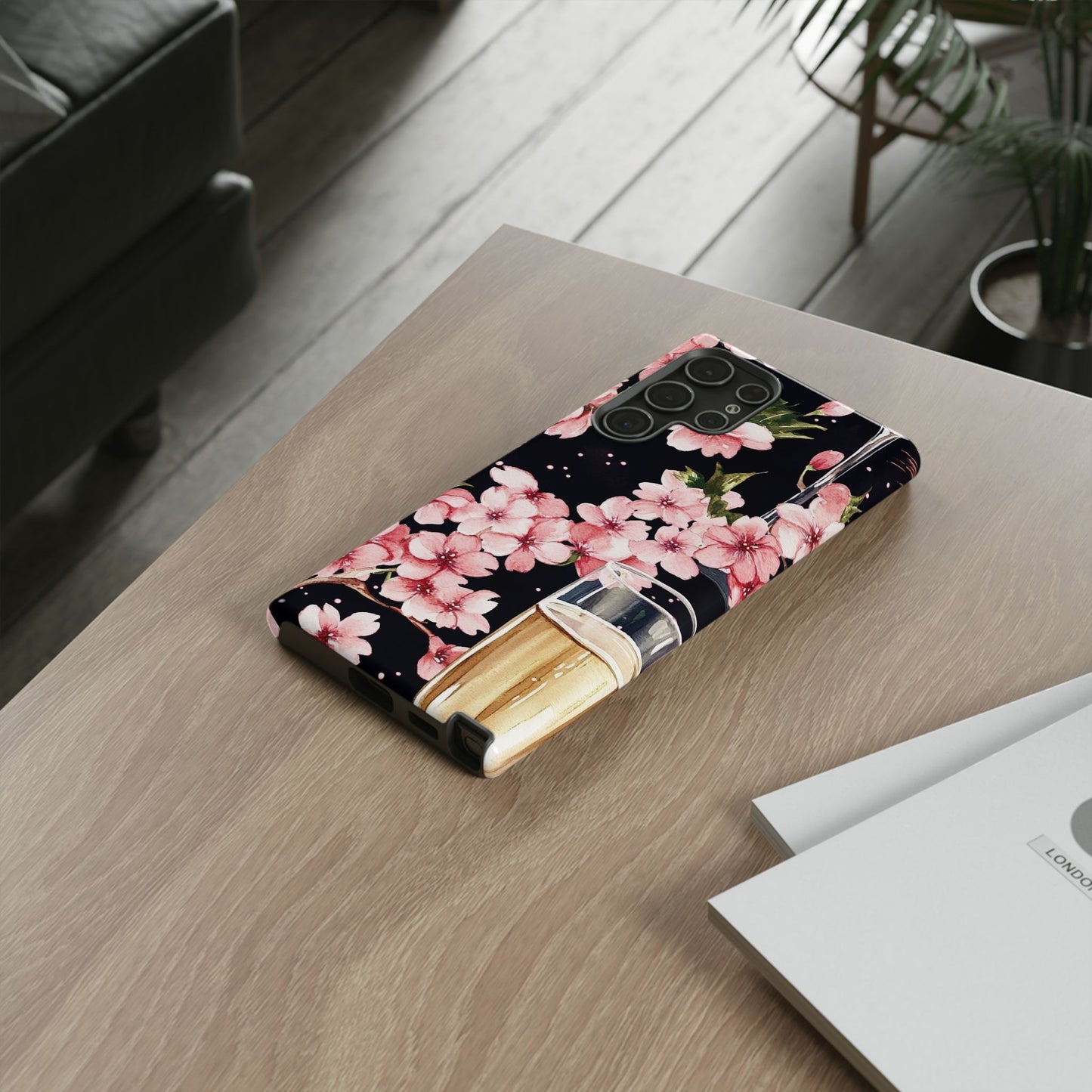 Chic Phone Case with Floral Design, Elegant Phone Cover for Women, Gift for Birthdays, Mother's Day, or Celebrations