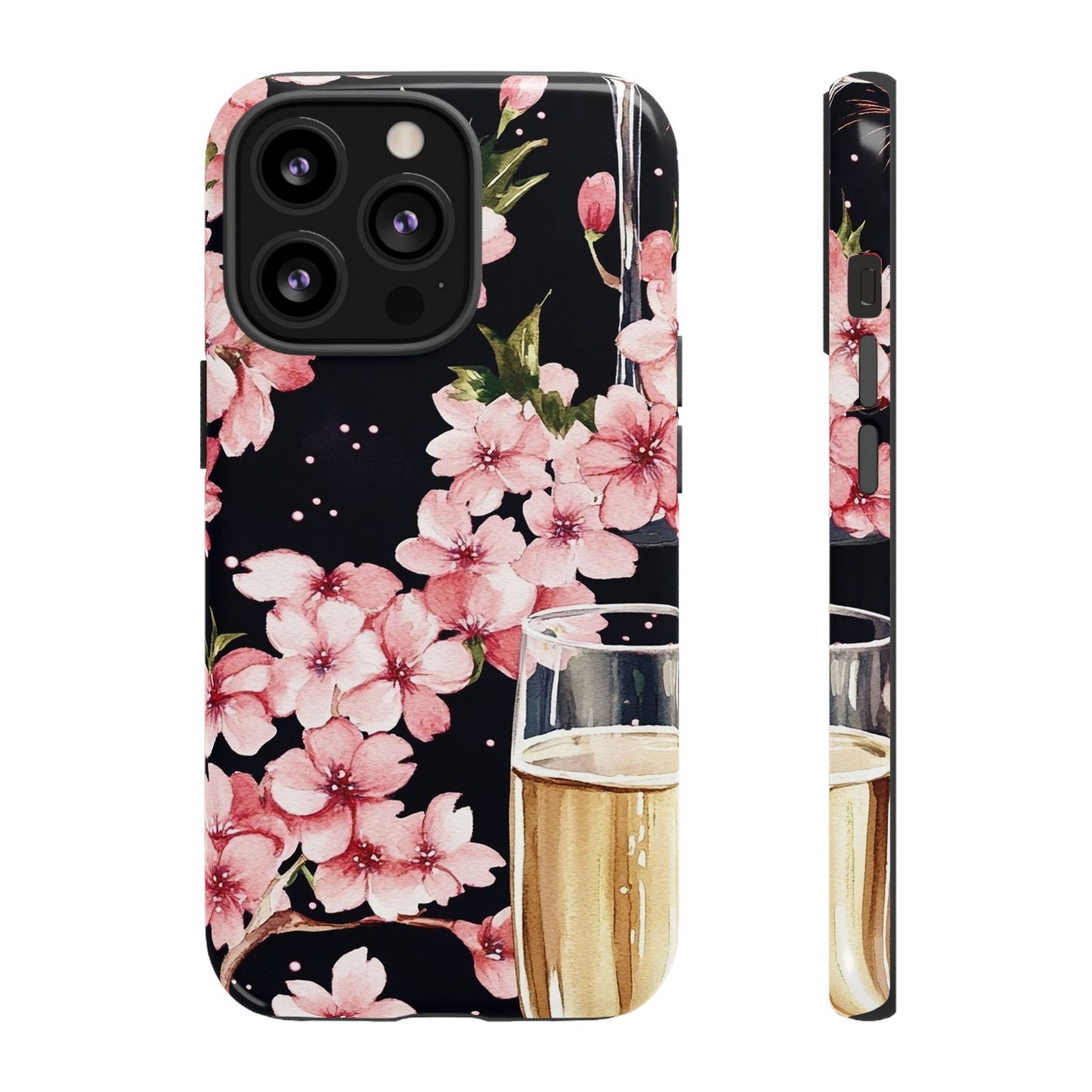 Chic Phone Case with Floral Design, Elegant Phone Cover for Women, Gift for Birthdays, Mother's Day, or Celebrations