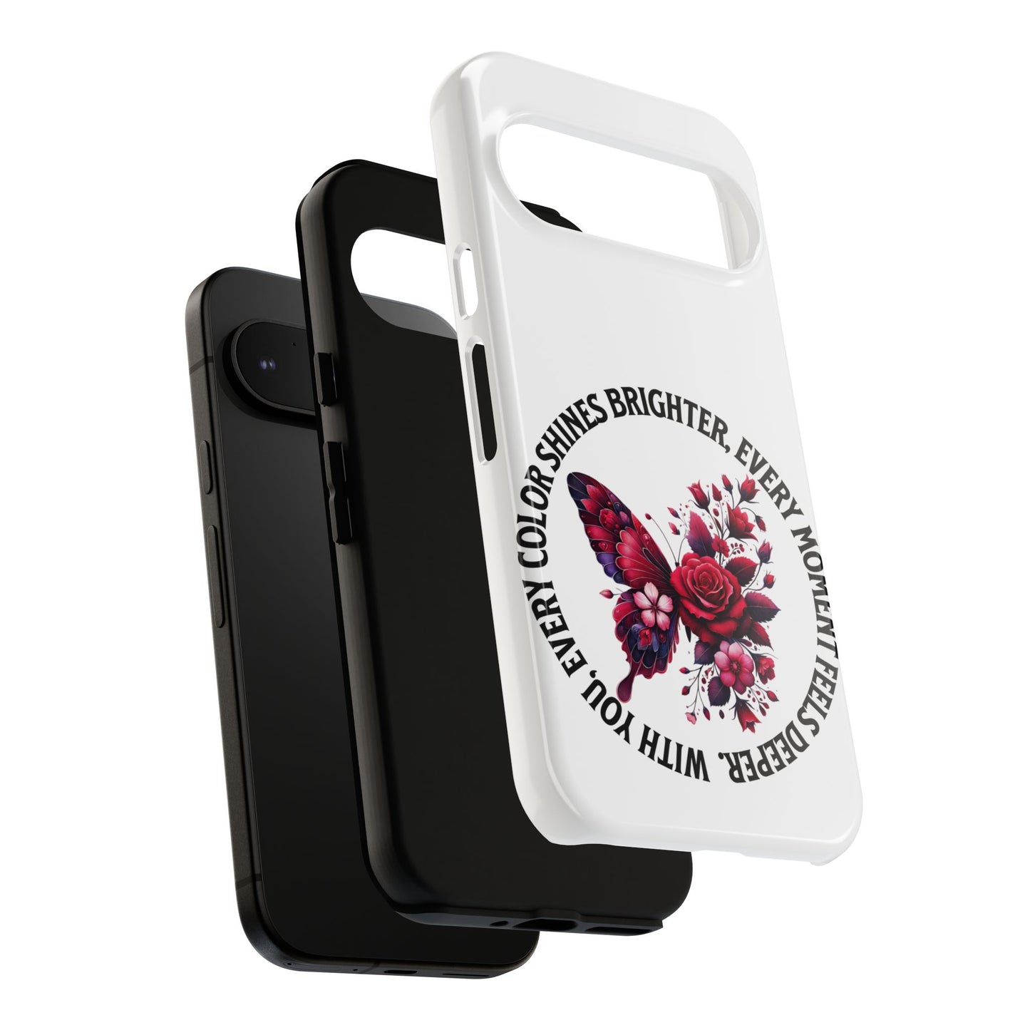 Artistic Phone Case with Butterfly and Quote, Gift for Nature Lovers, Stylish Accessory for All Occasions, Trendy Phone Cover, Floral [...]