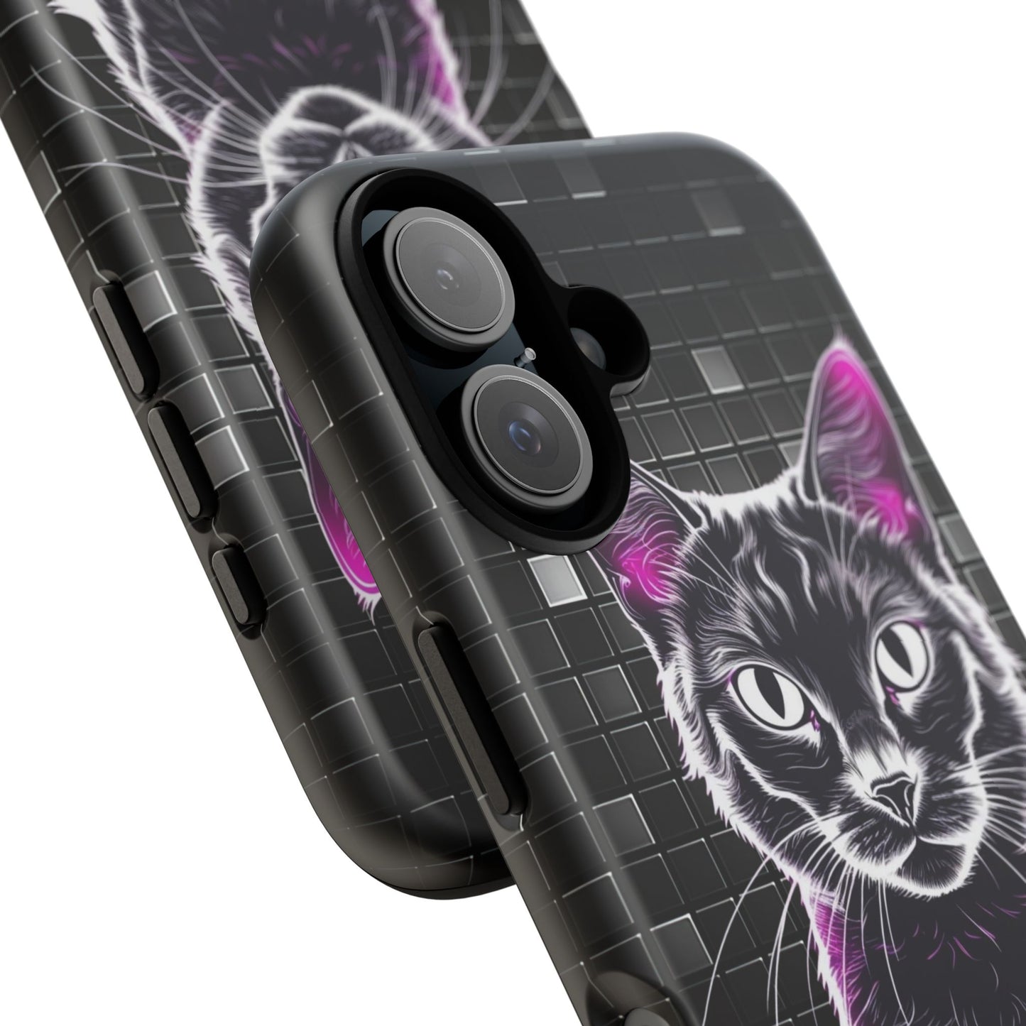 Cat Phone Case - Meow Magic, Cute Cat Lover Gift, Cat Mom Accessory, Pet-Themed Phone Cover, Stylish Cat Art Case