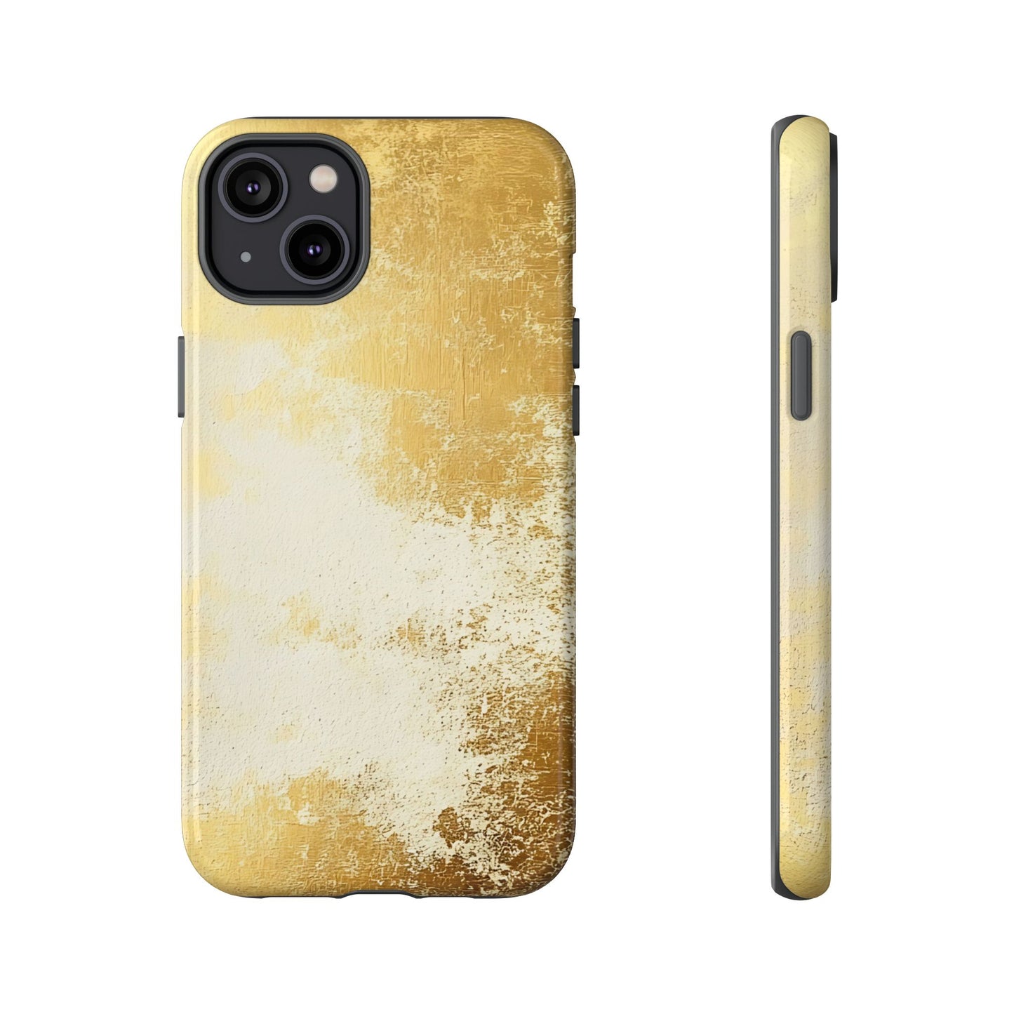 Stylish Phone Case - Gold Texture, Tough Cases, Protective Cover, Gift for Him, Glamorous Phone Accessory