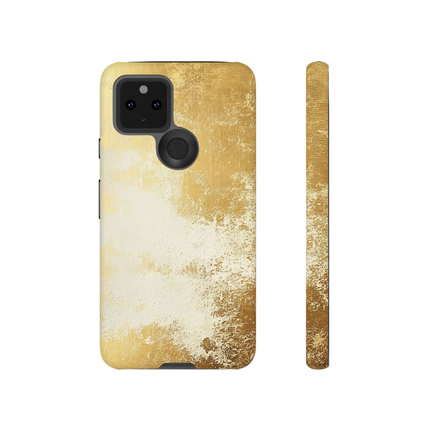 Stylish Phone Case - Gold Texture, Tough Cases, Protective Cover, Gift for Him, Glamorous Phone Accessory