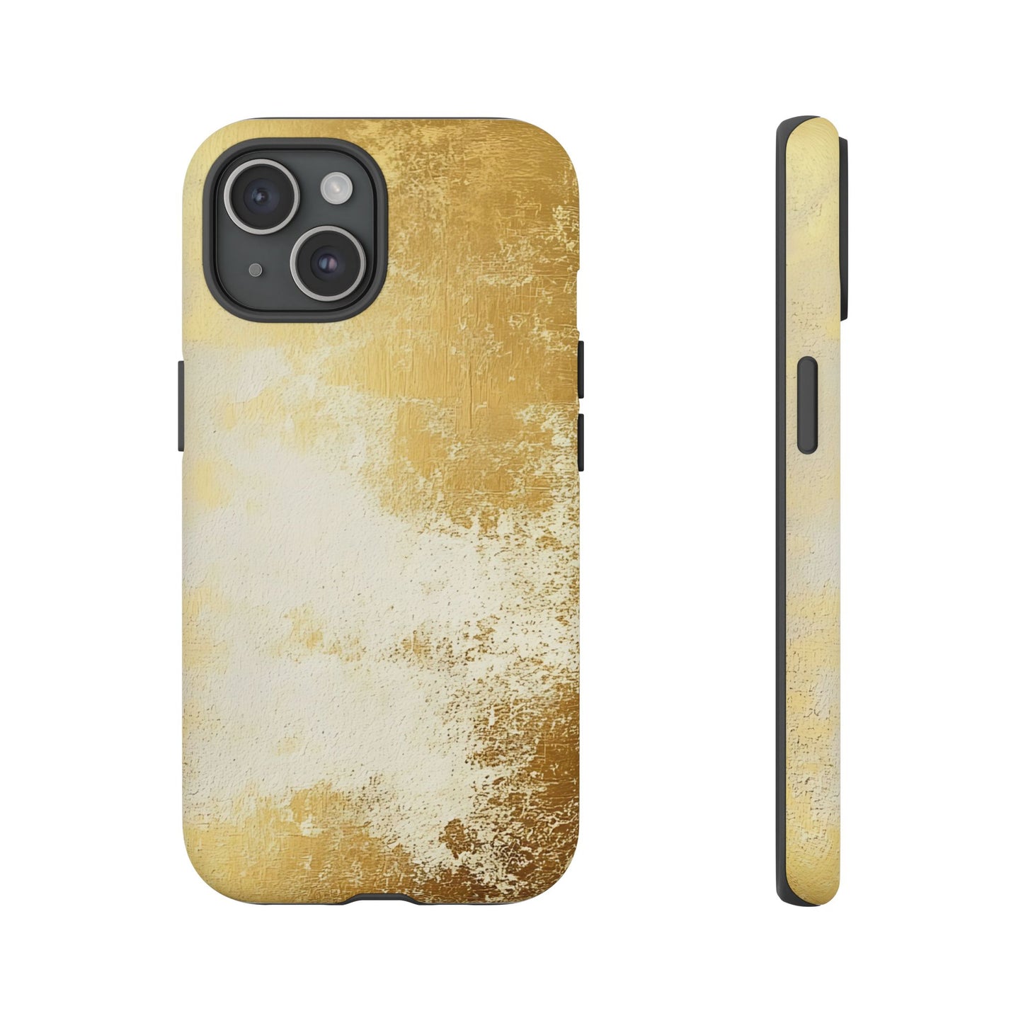 Stylish Phone Case - Gold Texture, Tough Cases, Protective Cover, Gift for Him, Glamorous Phone Accessory