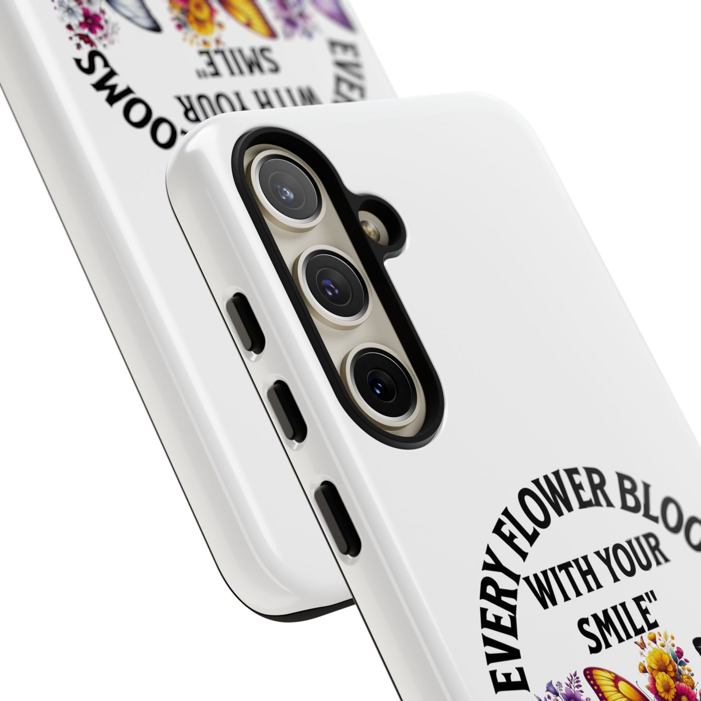 Butterfly Phone Case - Inspirational Floral Design, Perfect Gift for Nature Lovers, Birthdays, and Encouragement