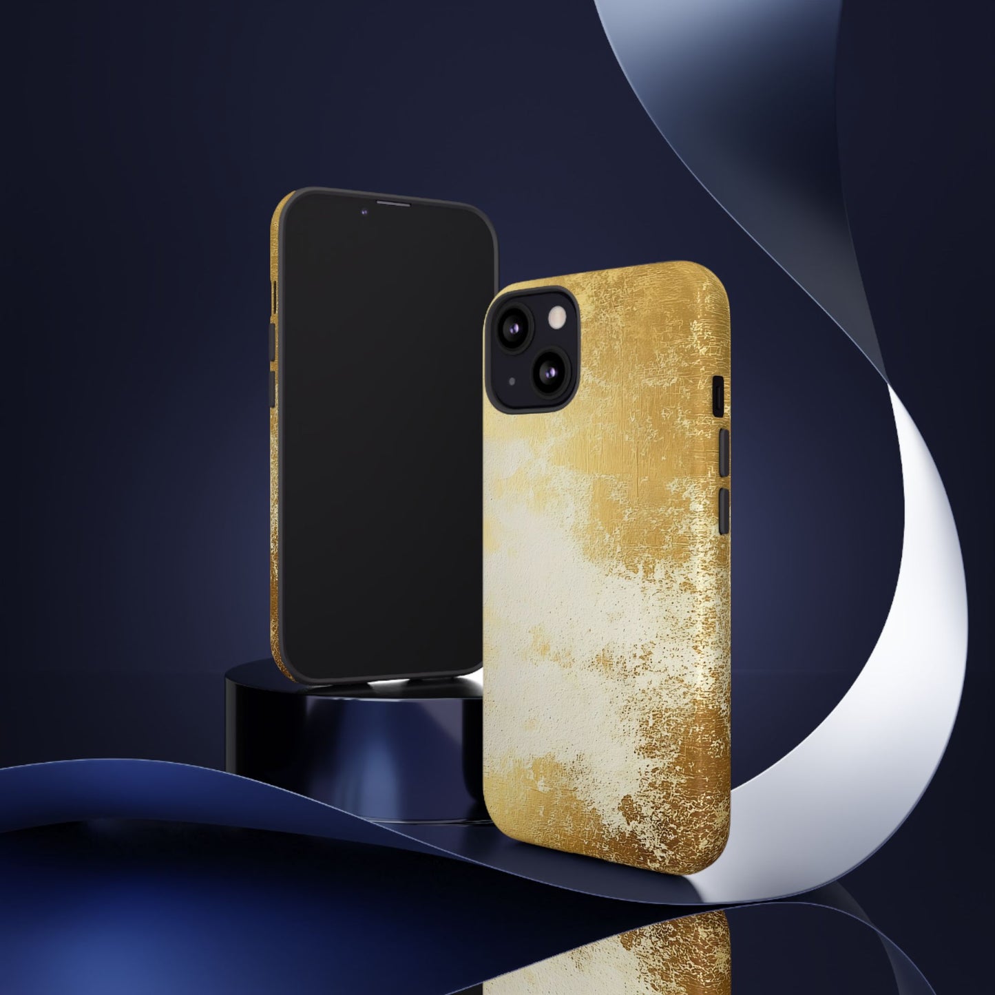Stylish Phone Case - Gold Texture, Tough Cases, Protective Cover, Gift for Him, Glamorous Phone Accessory