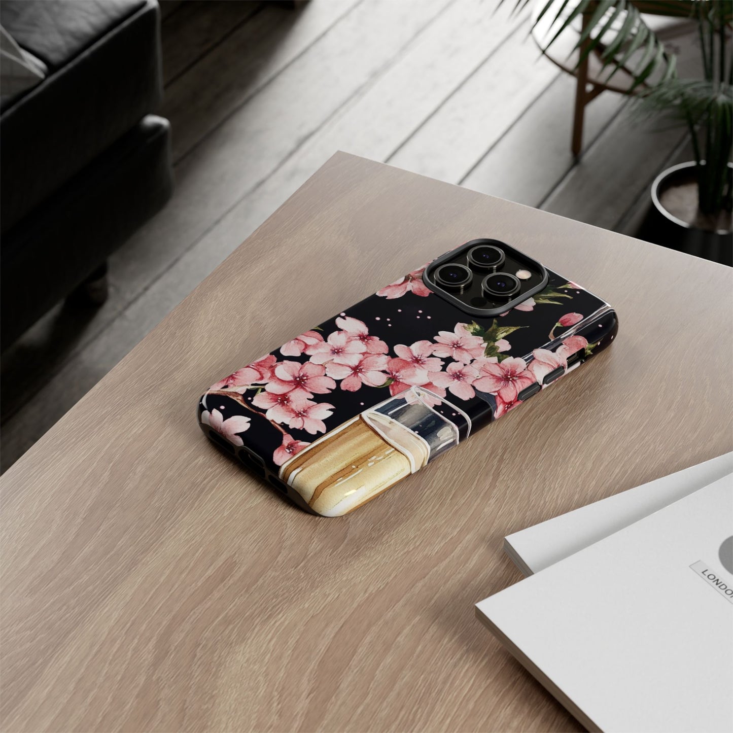 Chic Phone Case with Floral Design, Elegant Phone Cover for Women, Gift for Birthdays, Mother's Day, or Celebrations