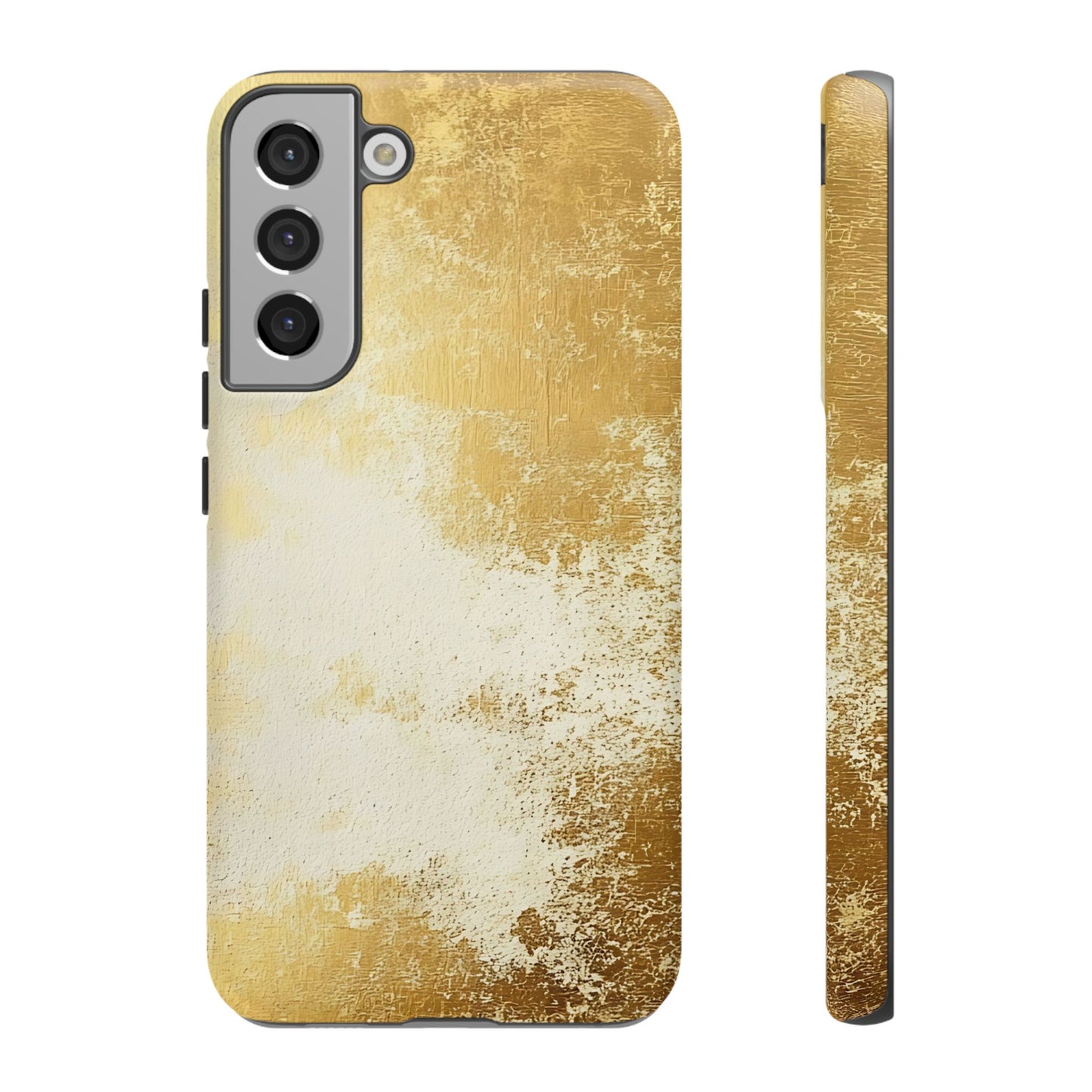Stylish Phone Case - Gold Texture, Tough Cases, Protective Cover, Gift for Him, Glamorous Phone Accessory