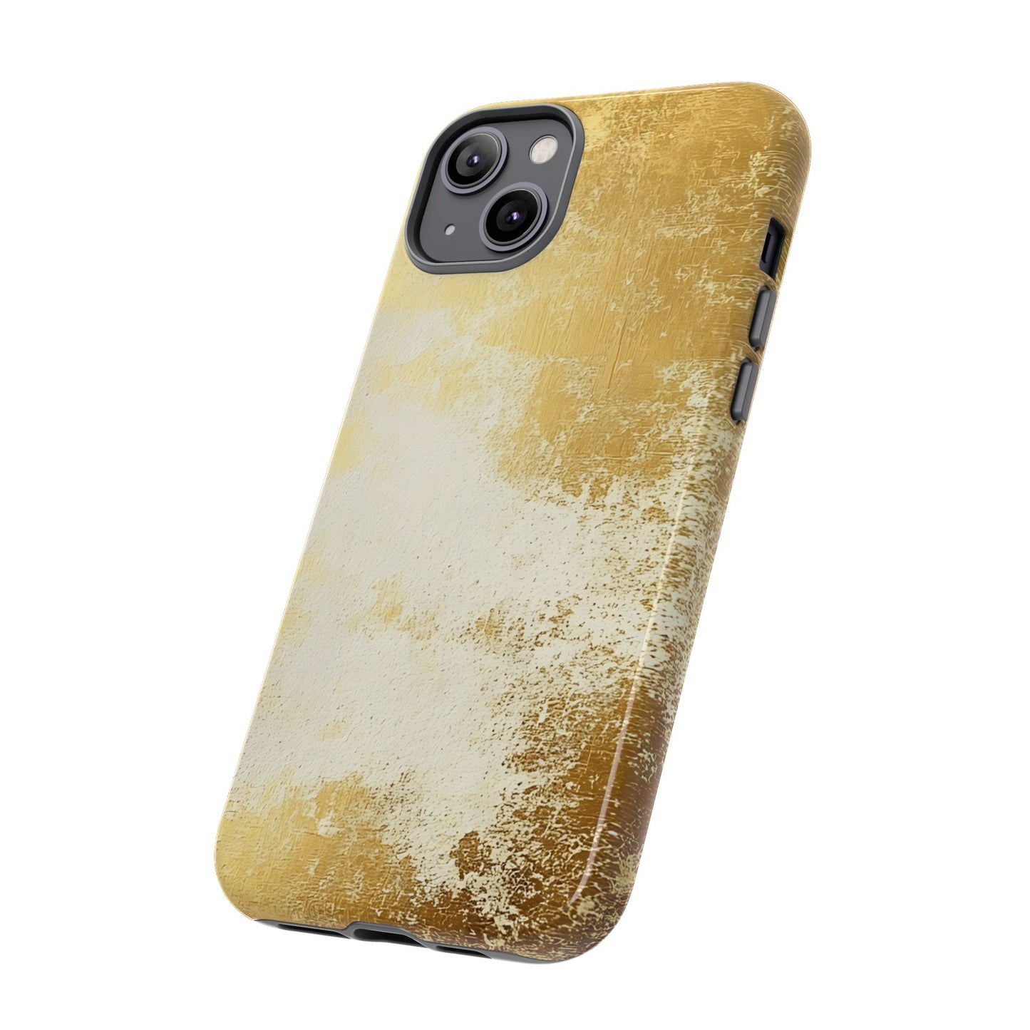 Stylish Phone Case - Gold Texture, Tough Cases, Protective Cover, Gift for Him, Glamorous Phone Accessory