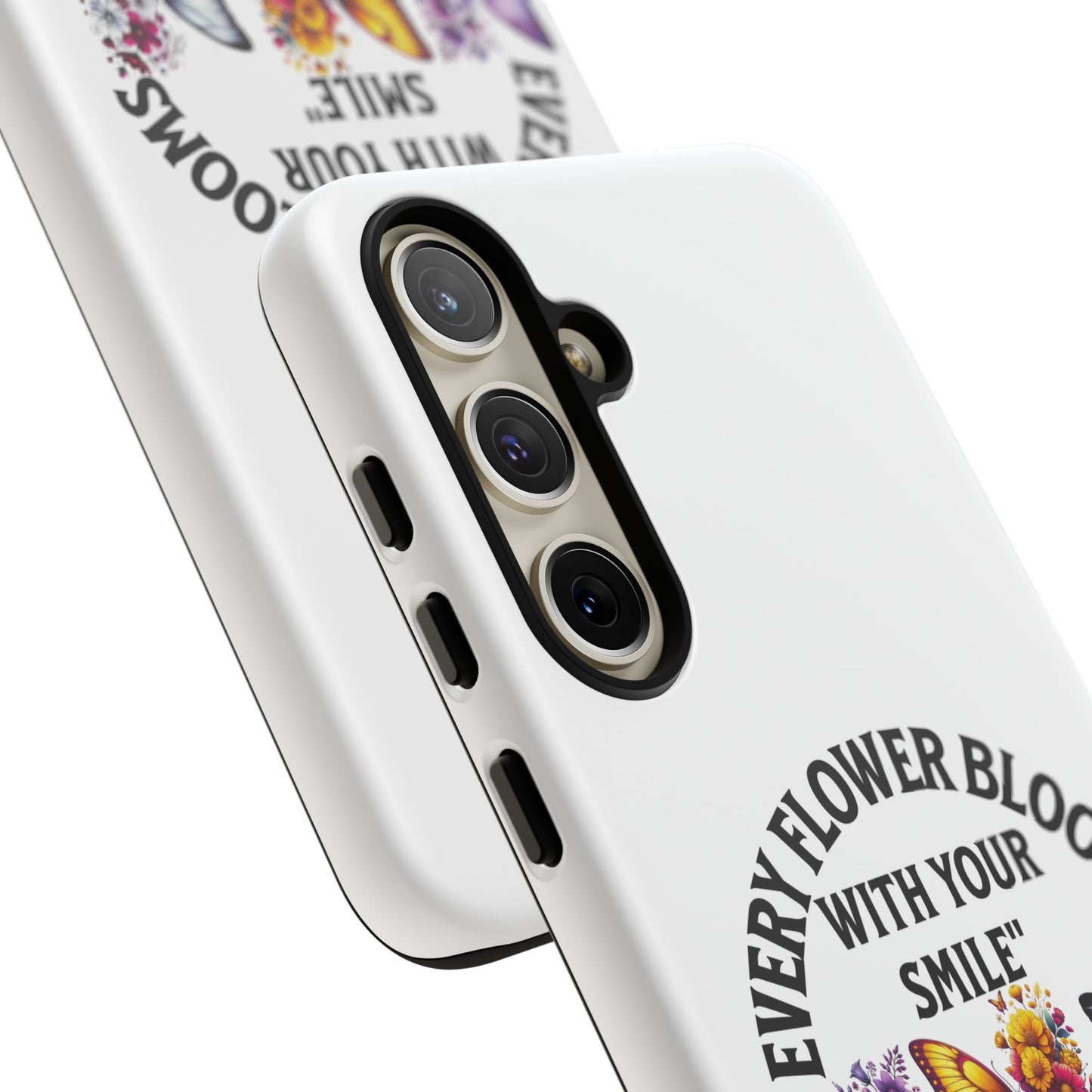 Butterfly Phone Case - Inspirational Floral Design, Perfect Gift for Nature Lovers, Birthdays, and Encouragement