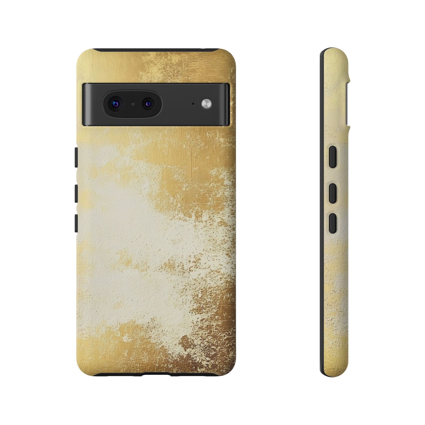 Stylish Phone Case - Gold Texture, Tough Cases, Protective Cover, Gift for Him, Glamorous Phone Accessory