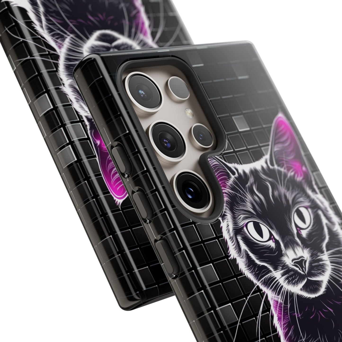 Cat Phone Case - Meow Magic, Cute Cat Lover Gift, Cat Mom Accessory, Pet-Themed Phone Cover, Stylish Cat Art Case