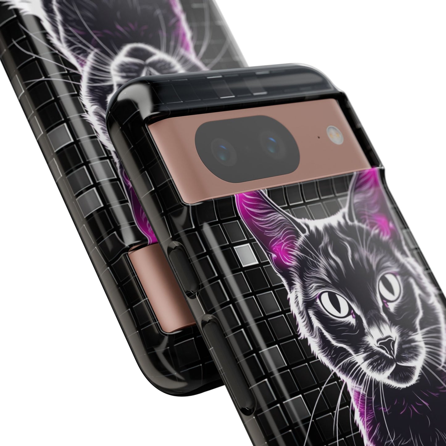 Cat Phone Case - Meow Magic, Cute Cat Lover Gift, Cat Mom Accessory, Pet-Themed Phone Cover, Stylish Cat Art Case