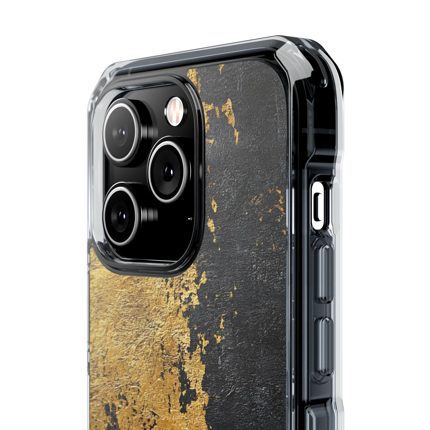 Stylish Magnetic Phone Case | Gold and Black Marble Design, Durable Slim Shell, Gift for Her, Trendy Tech Accessory, Customizable Cases