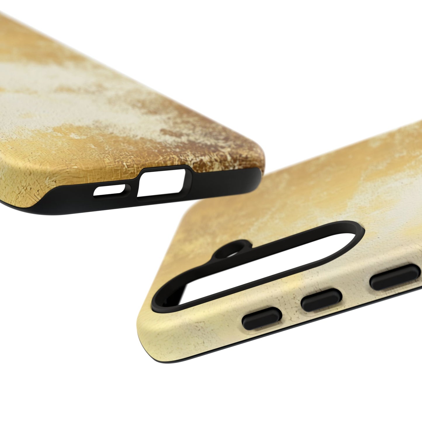 Stylish Phone Case - Gold Texture, Tough Cases, Protective Cover, Gift for Him, Glamorous Phone Accessory