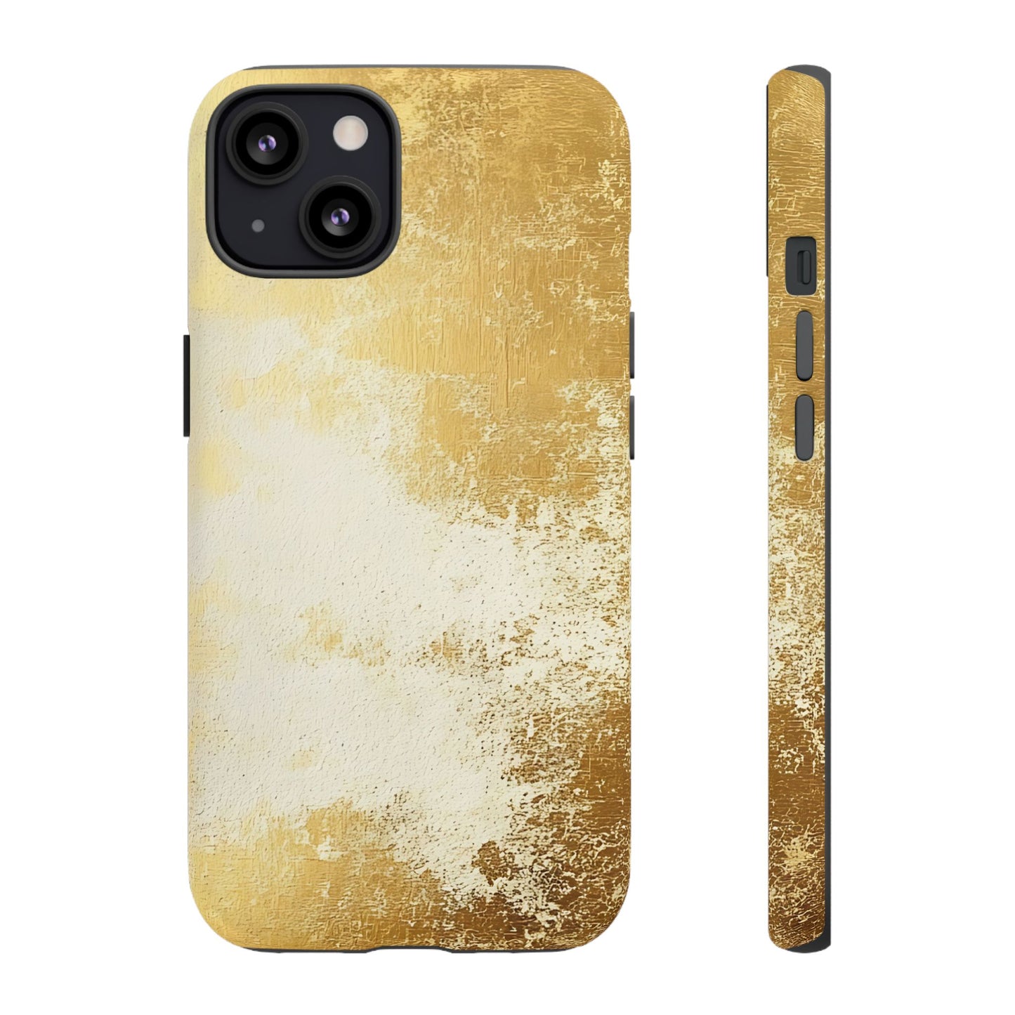 Stylish Phone Case - Gold Texture, Tough Cases, Protective Cover, Gift for Him, Glamorous Phone Accessory