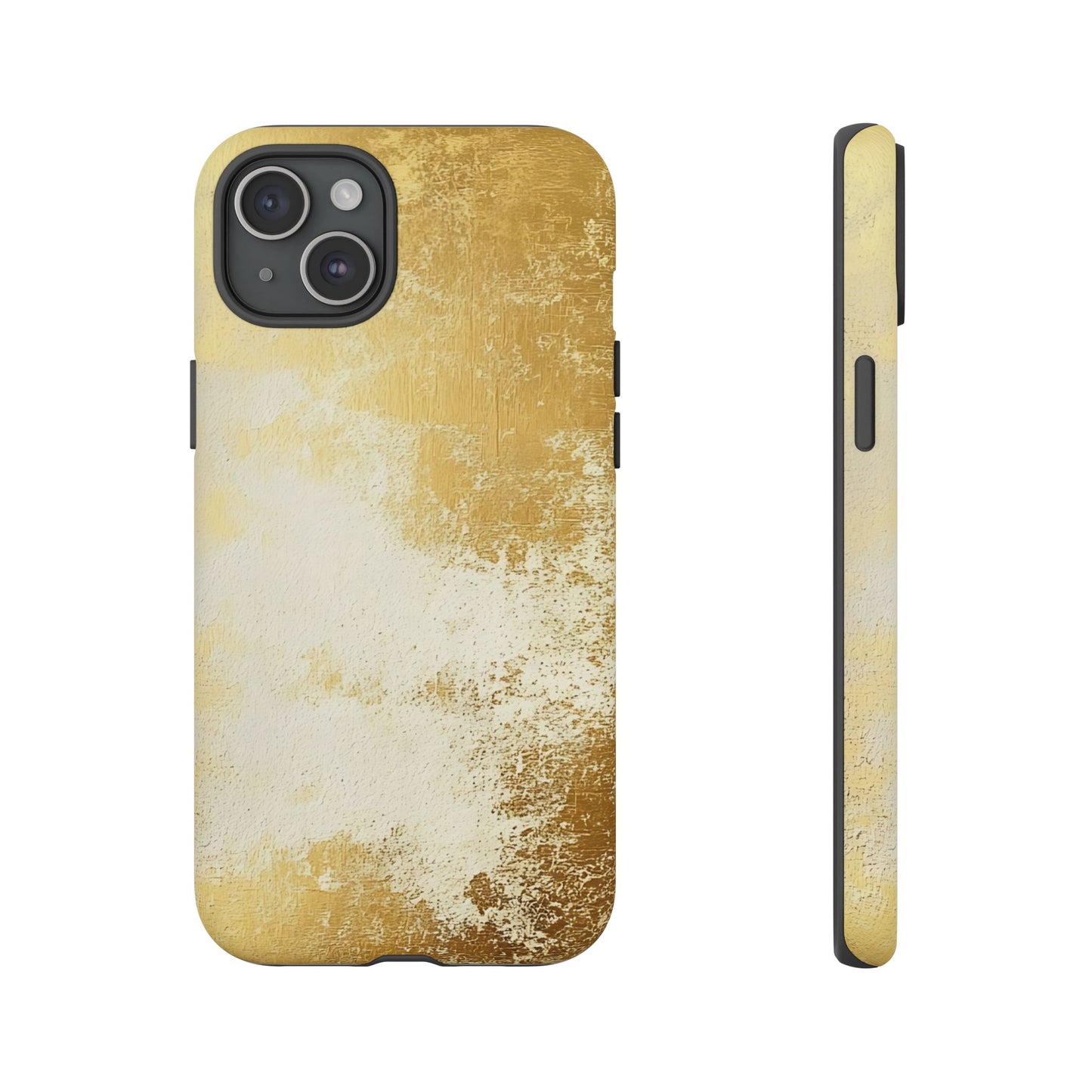 Stylish Phone Case - Gold Texture, Tough Cases, Protective Cover, Gift for Him, Glamorous Phone Accessory
