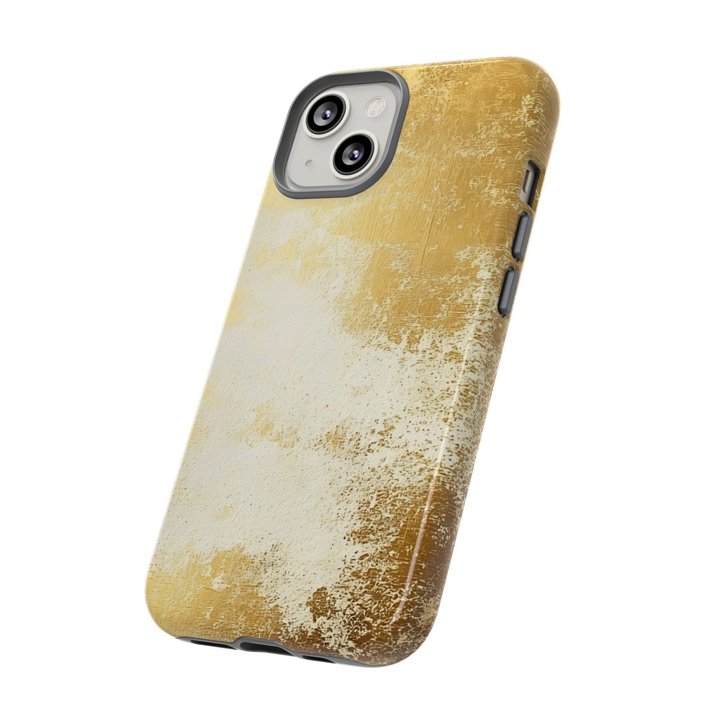 Stylish Phone Case - Gold Texture, Tough Cases, Protective Cover, Gift for Him, Glamorous Phone Accessory