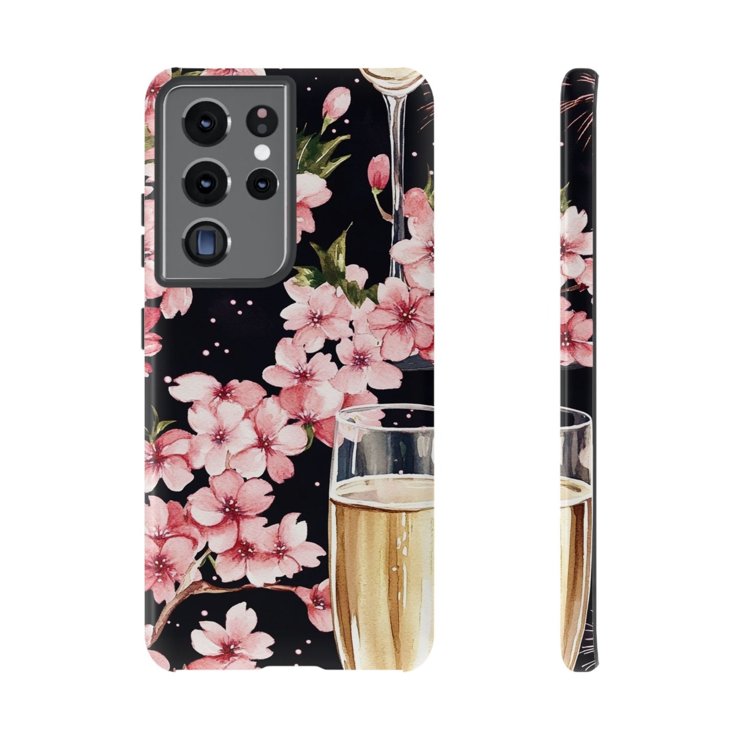 Chic Phone Case with Floral Design, Elegant Phone Cover for Women, Gift for Birthdays, Mother's Day, or Celebrations