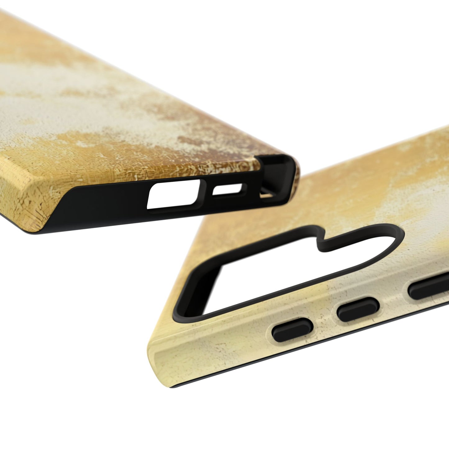Stylish Phone Case - Gold Texture, Tough Cases, Protective Cover, Gift for Him, Glamorous Phone Accessory