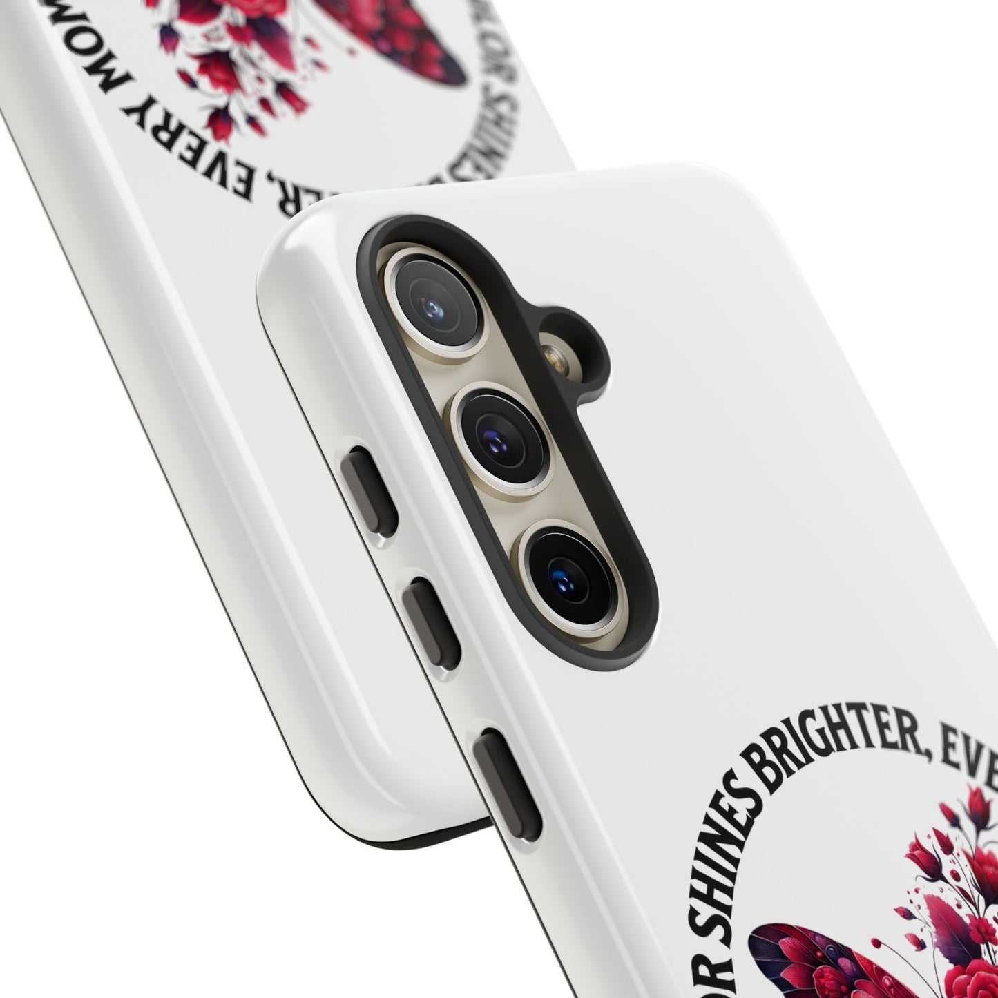 Artistic Phone Case with Butterfly and Quote, Gift for Nature Lovers, Stylish Accessory for All Occasions, Trendy Phone Cover, Floral [...]