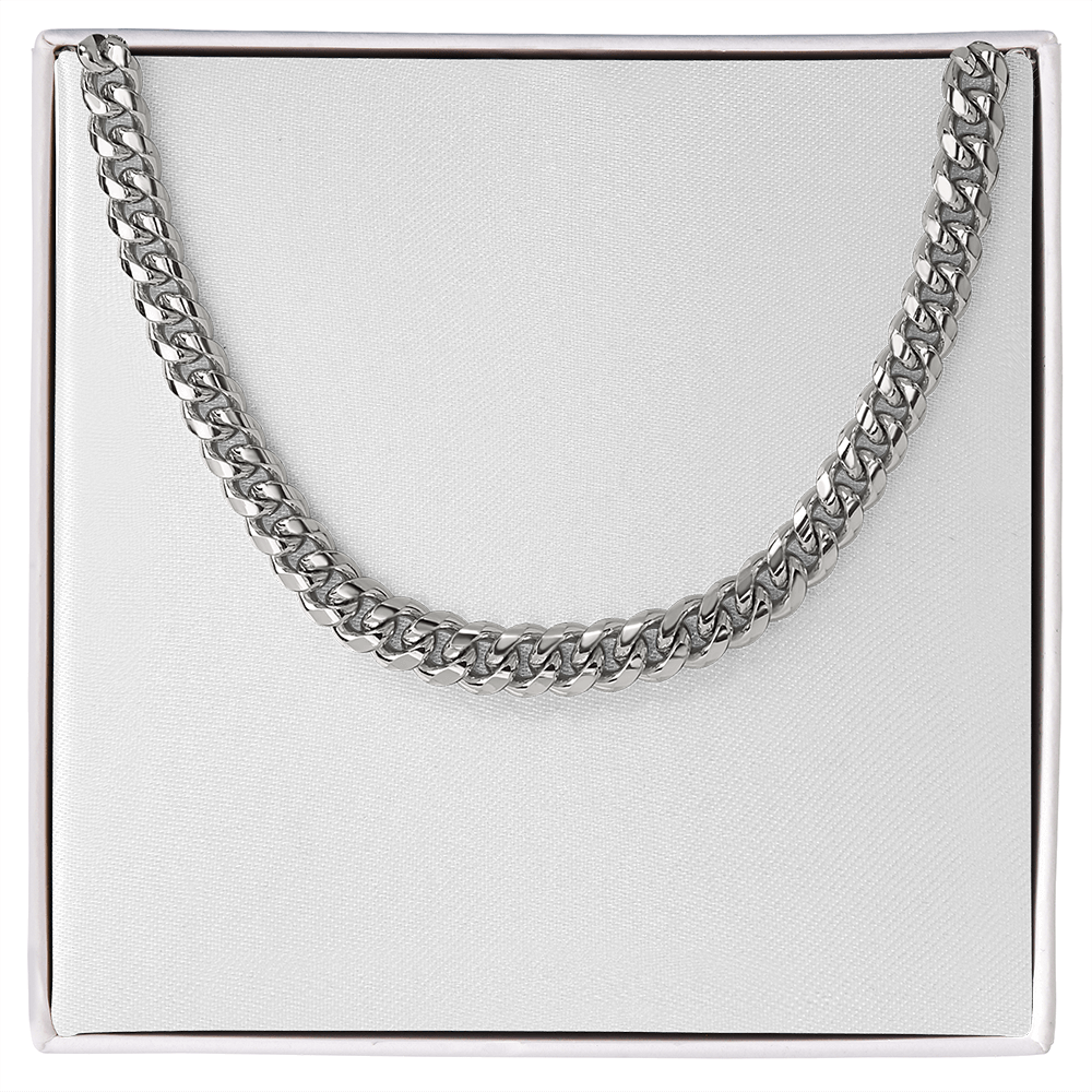 Men's 5mm Gold Curb Chain Necklace – Bold & Adjustable Statement Piece