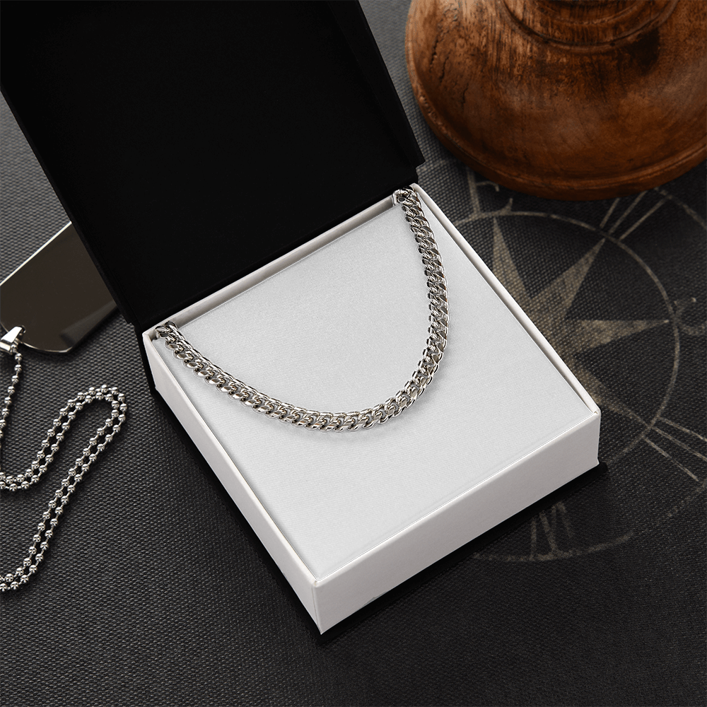 Men's 5mm Gold Curb Chain Necklace – Bold & Adjustable Statement Piece