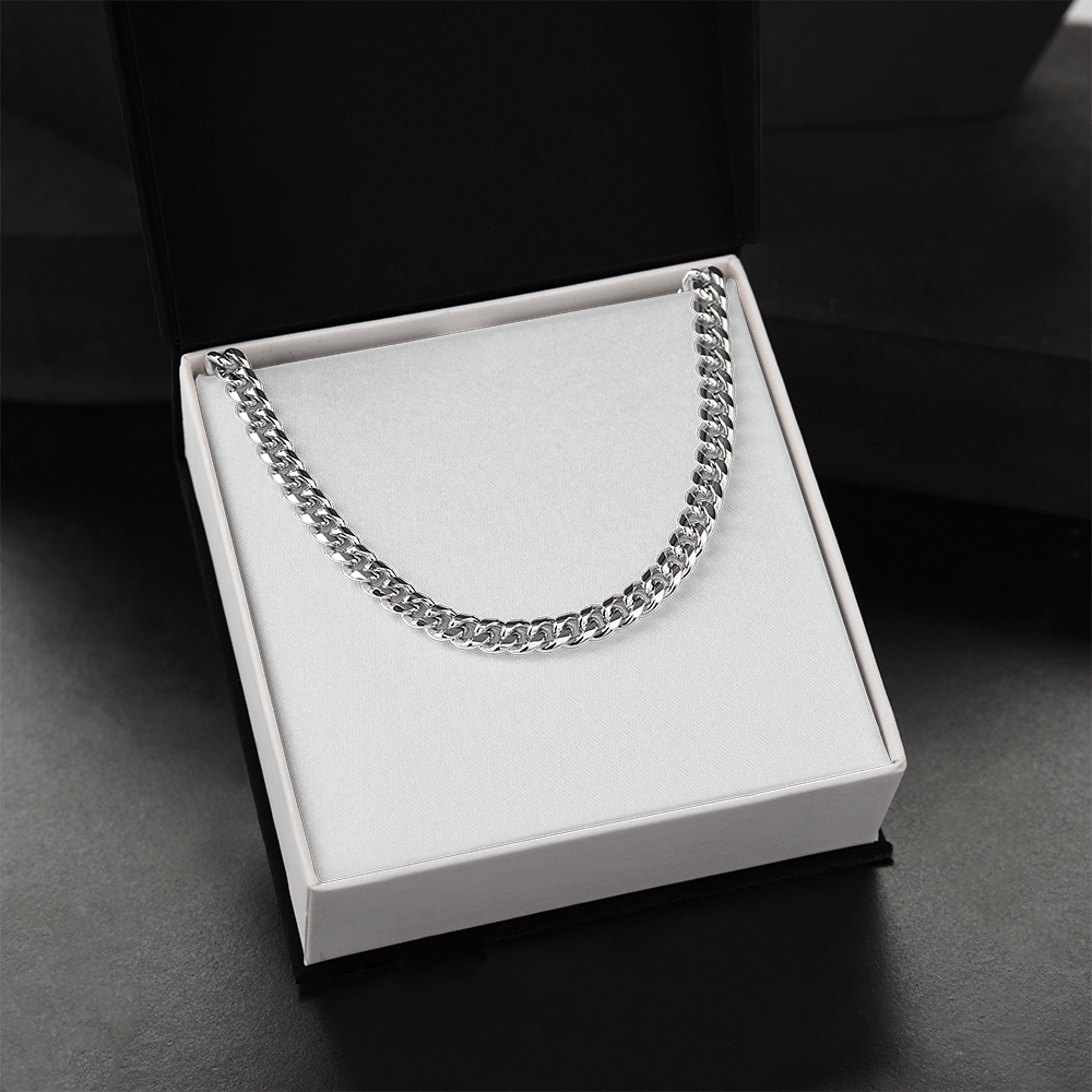 Men's 5mm Gold Curb Chain Necklace – Bold & Adjustable Statement Piece