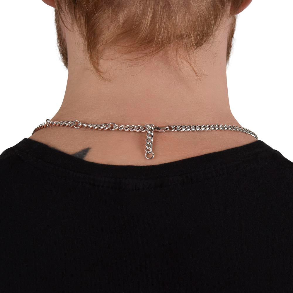 Men's 5mm Gold Curb Chain Necklace – Bold & Adjustable Statement Piece
