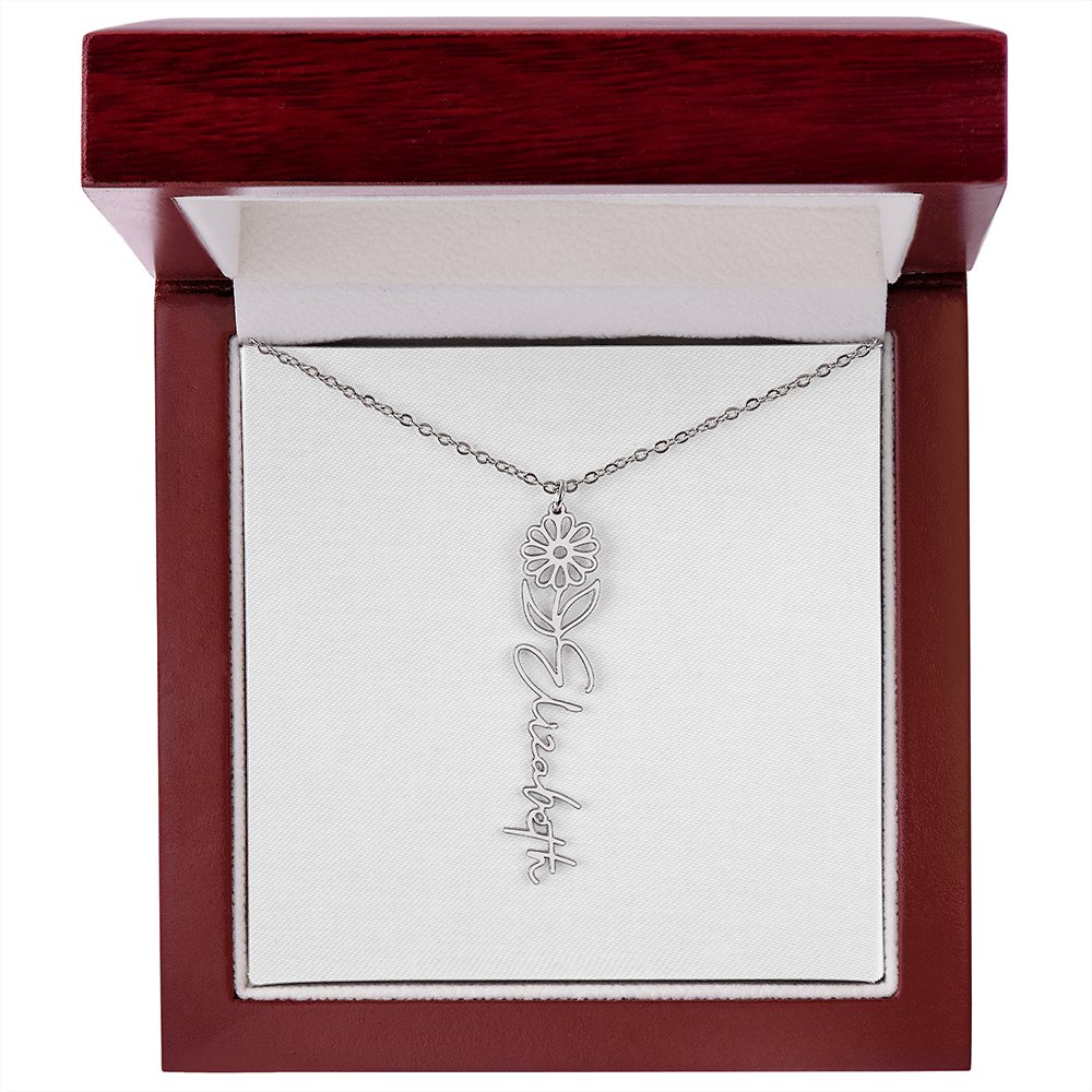 Custom Name Necklace with Elegant Script Font – Personalized Jewelry Gift